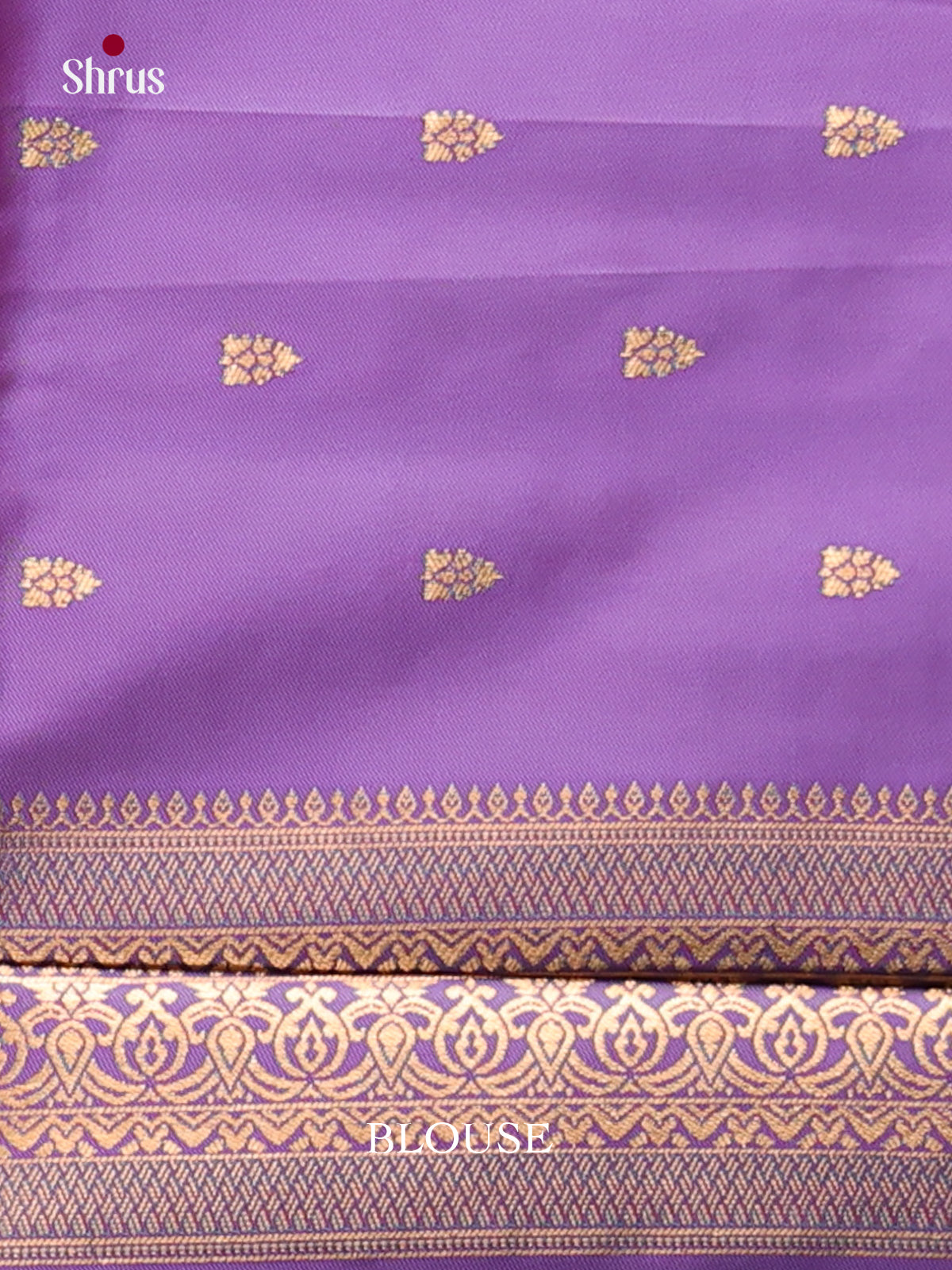 Green & Purple - Semi Softsilk Saree