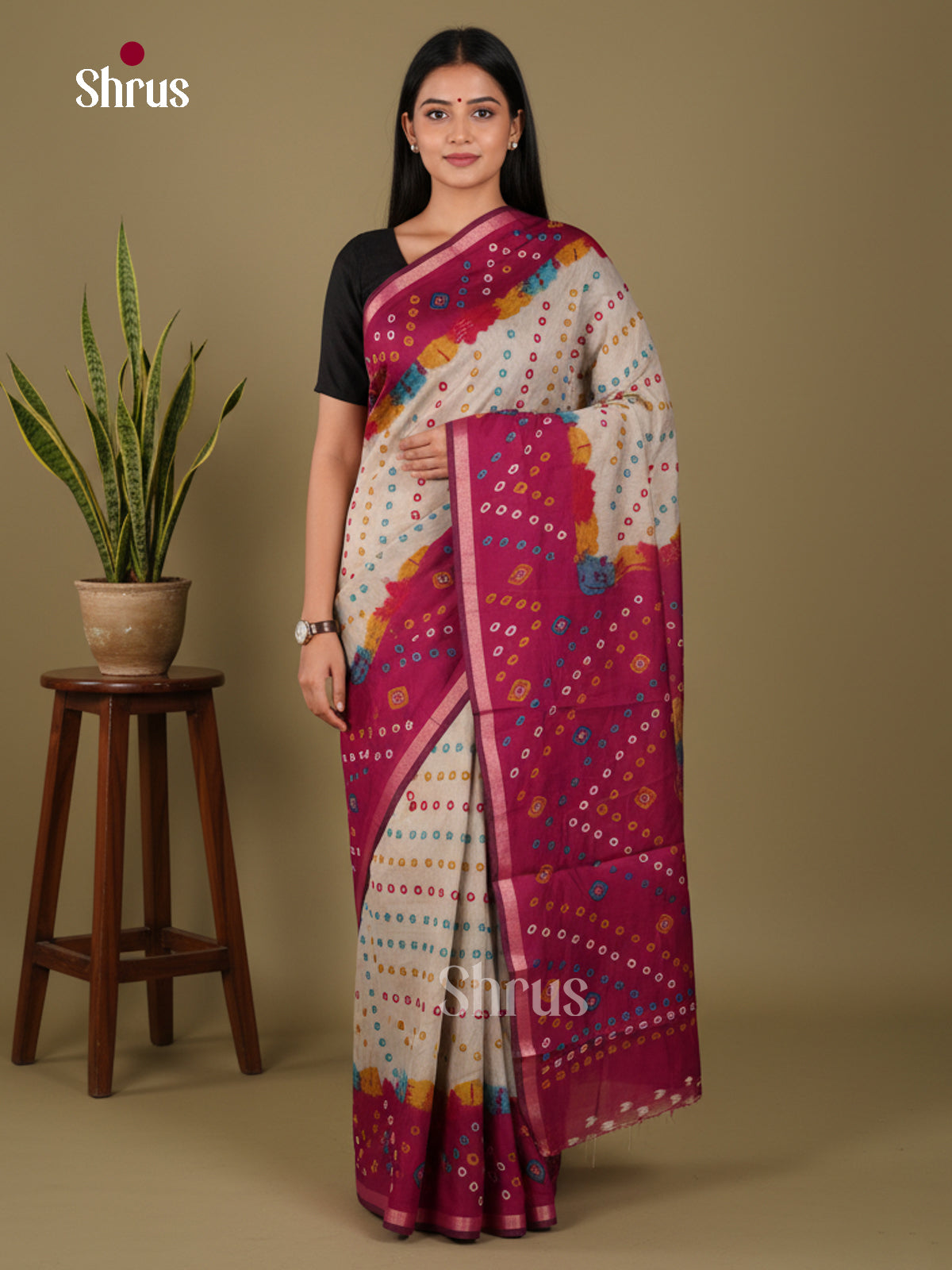 DJS27051 - Art Modal Saree - Shop on Shrus.com