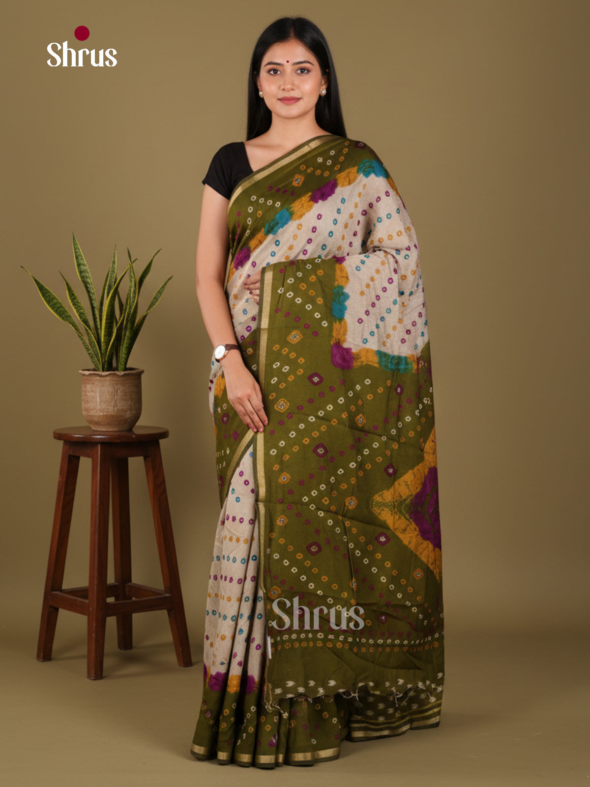 DJS27056 - Art Modal Saree - Shop on Shrus.com
