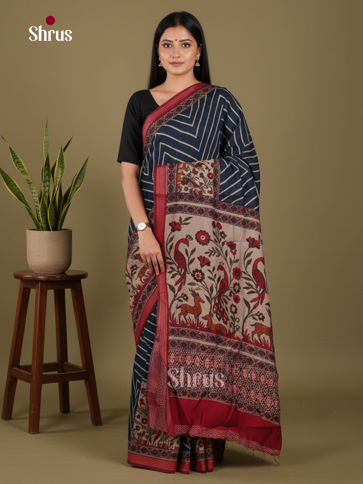 DJS27059 - Art Modal Saree - Shop on Shrus.com