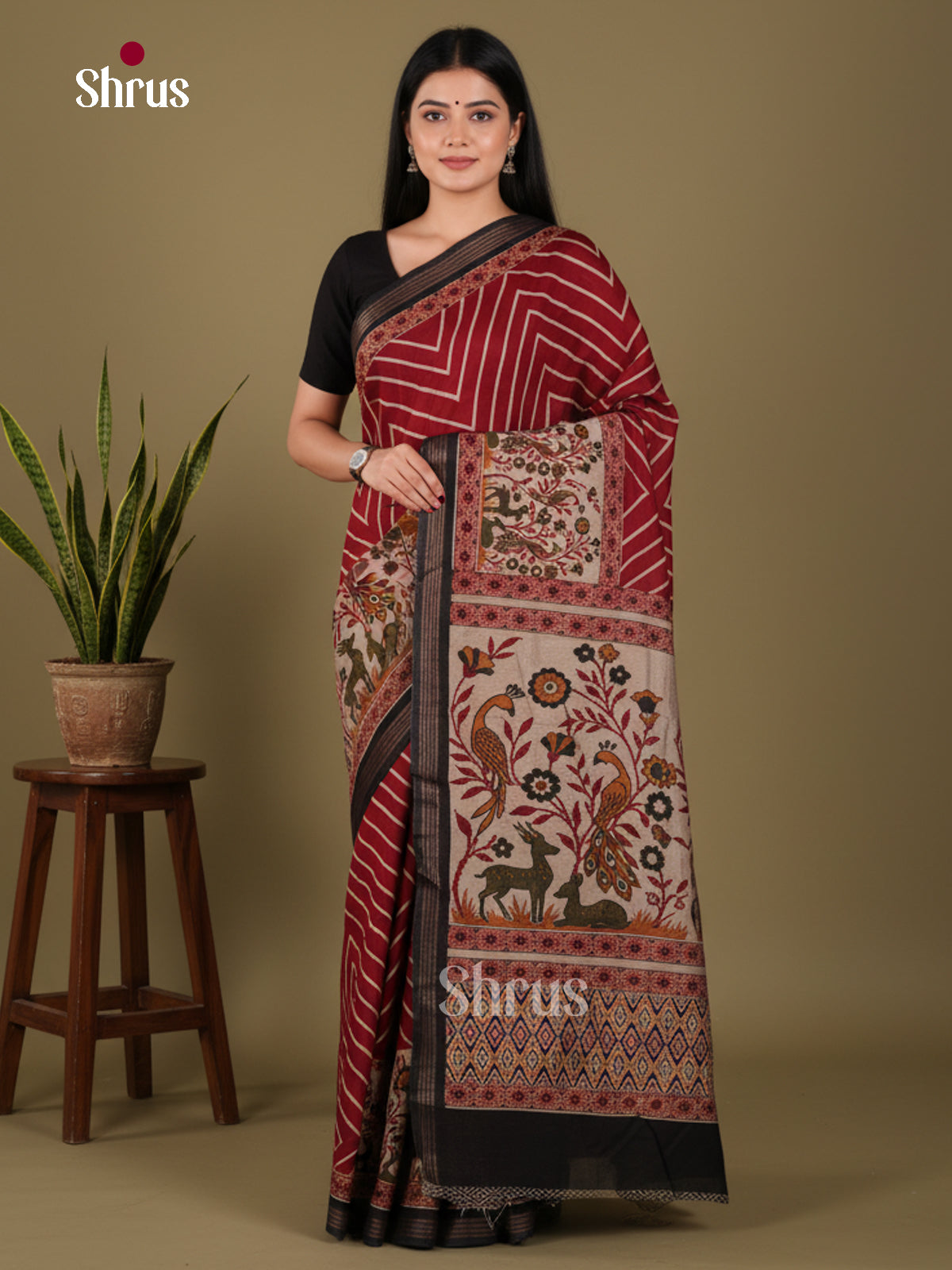 DJS27061 - Art Modal Saree - Shop on Shrus.com