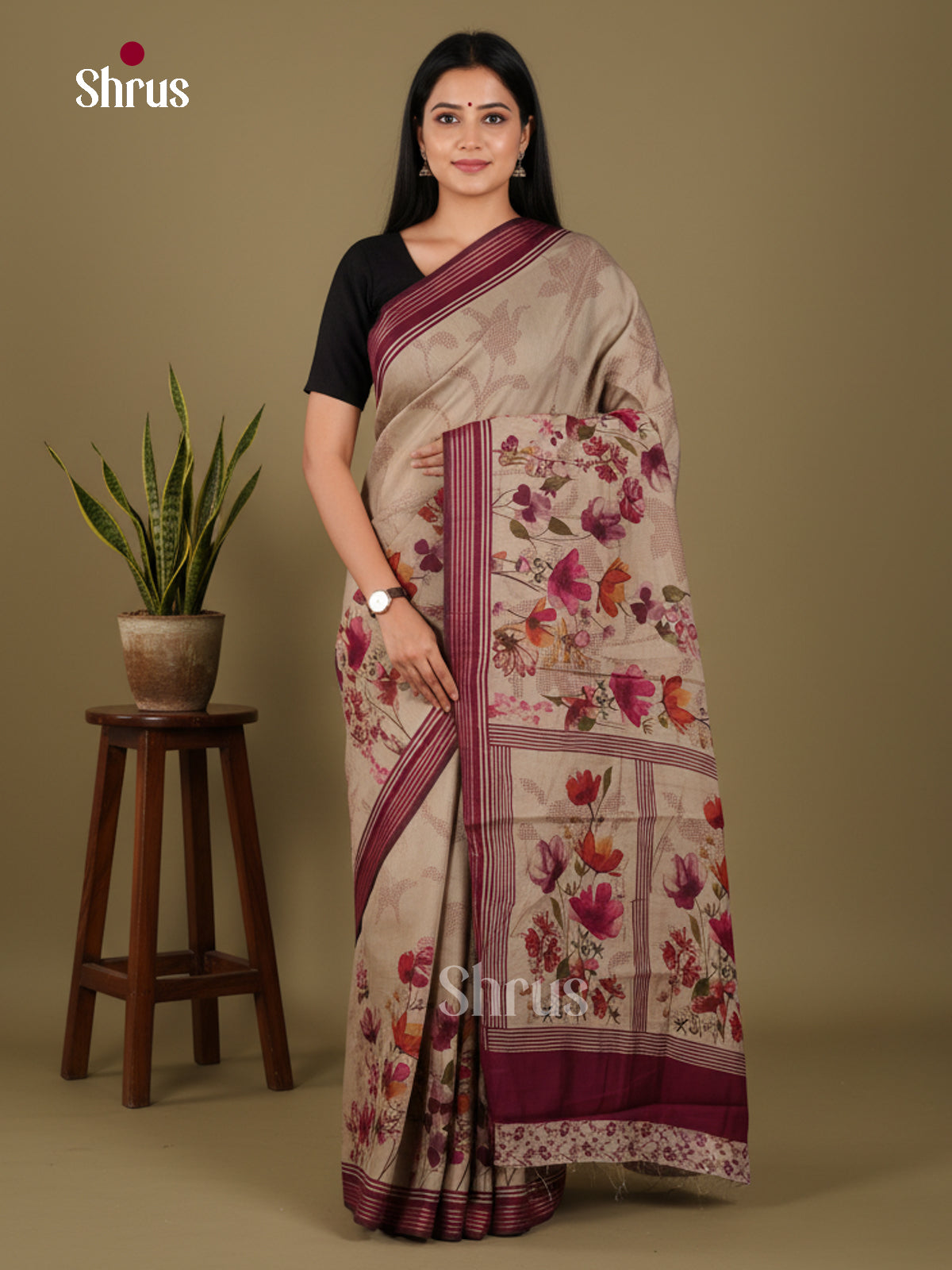 DJS27067 - Art Modal Saree - Shop on Shrus.com