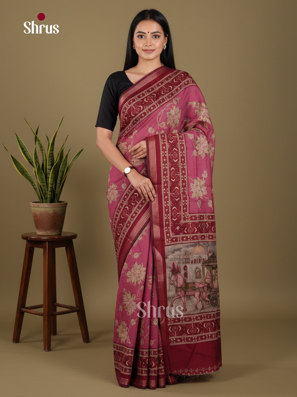 DJS27071 - Art Modal Saree - Shop on Shrus.com