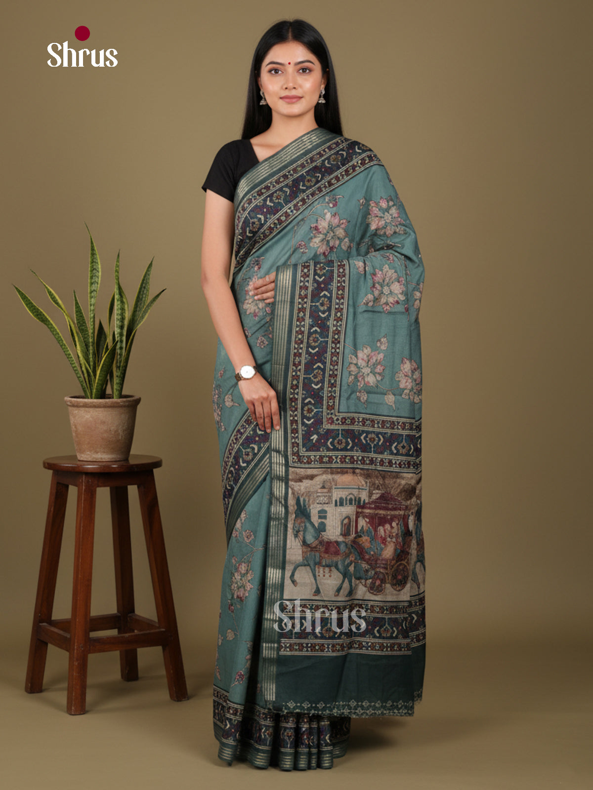DJS27072 - Art Modal Saree - Shop on Shrus.com