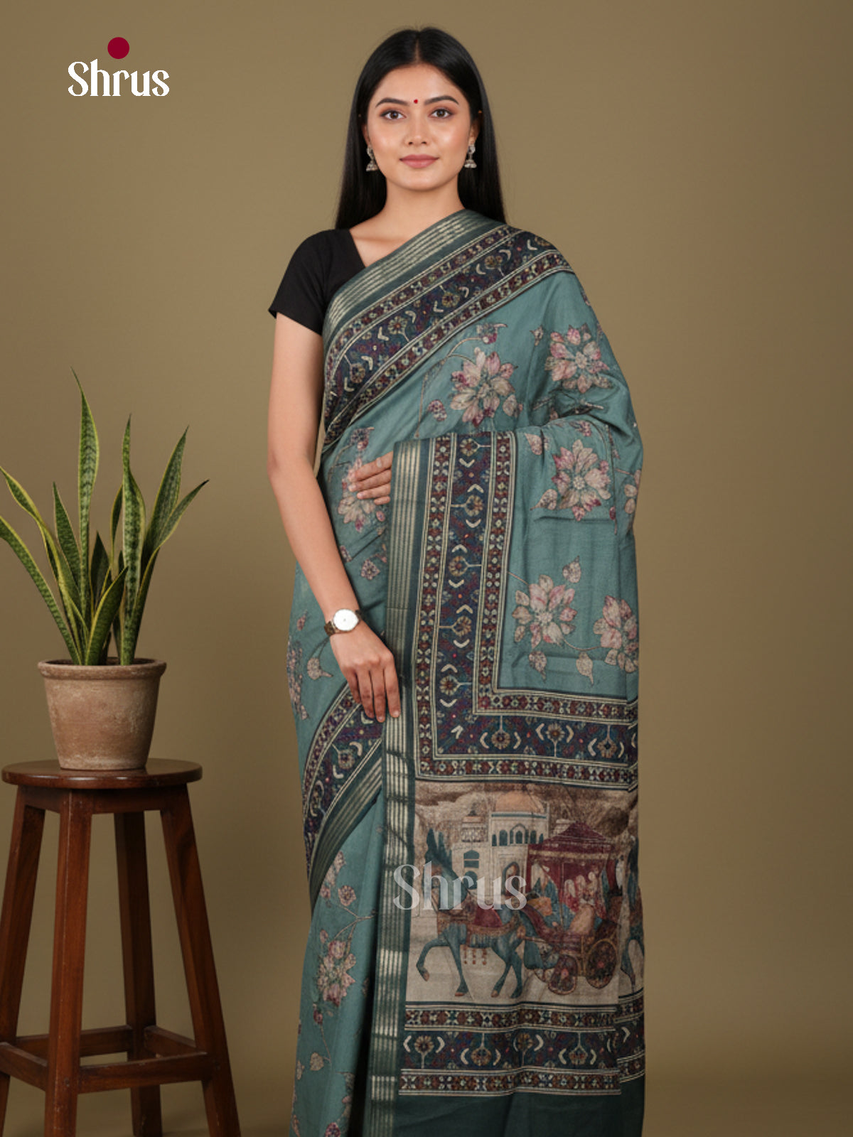 DJS27072 - Art Modal Saree - Shop on Shrus.com
