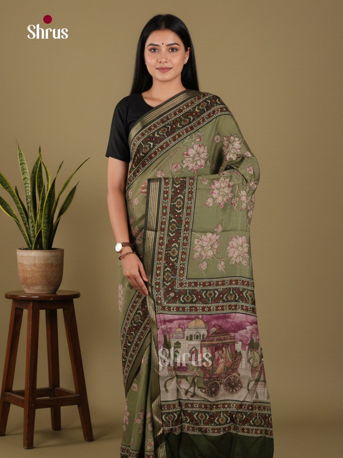 DJS27073 - Art Modal Saree - Shop on Shrus.com