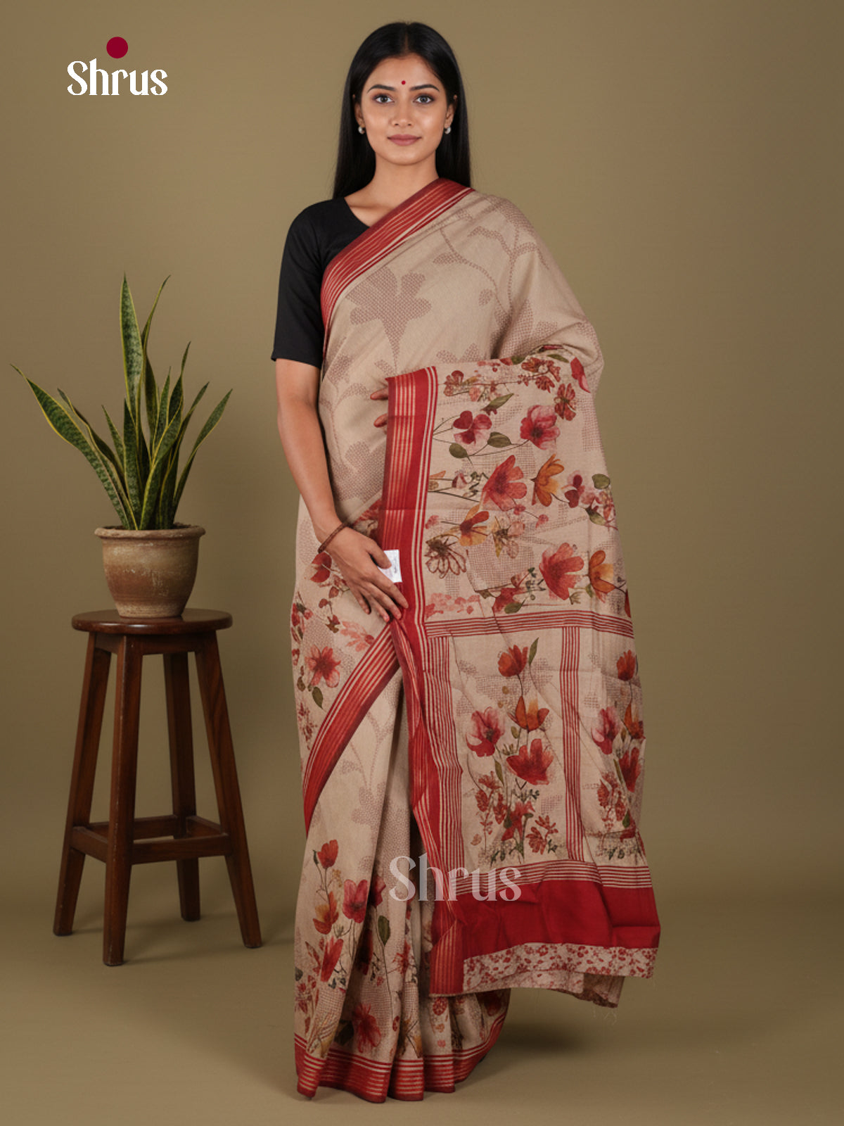DJS27077 - Art Modal Saree - Shop on Shrus.com