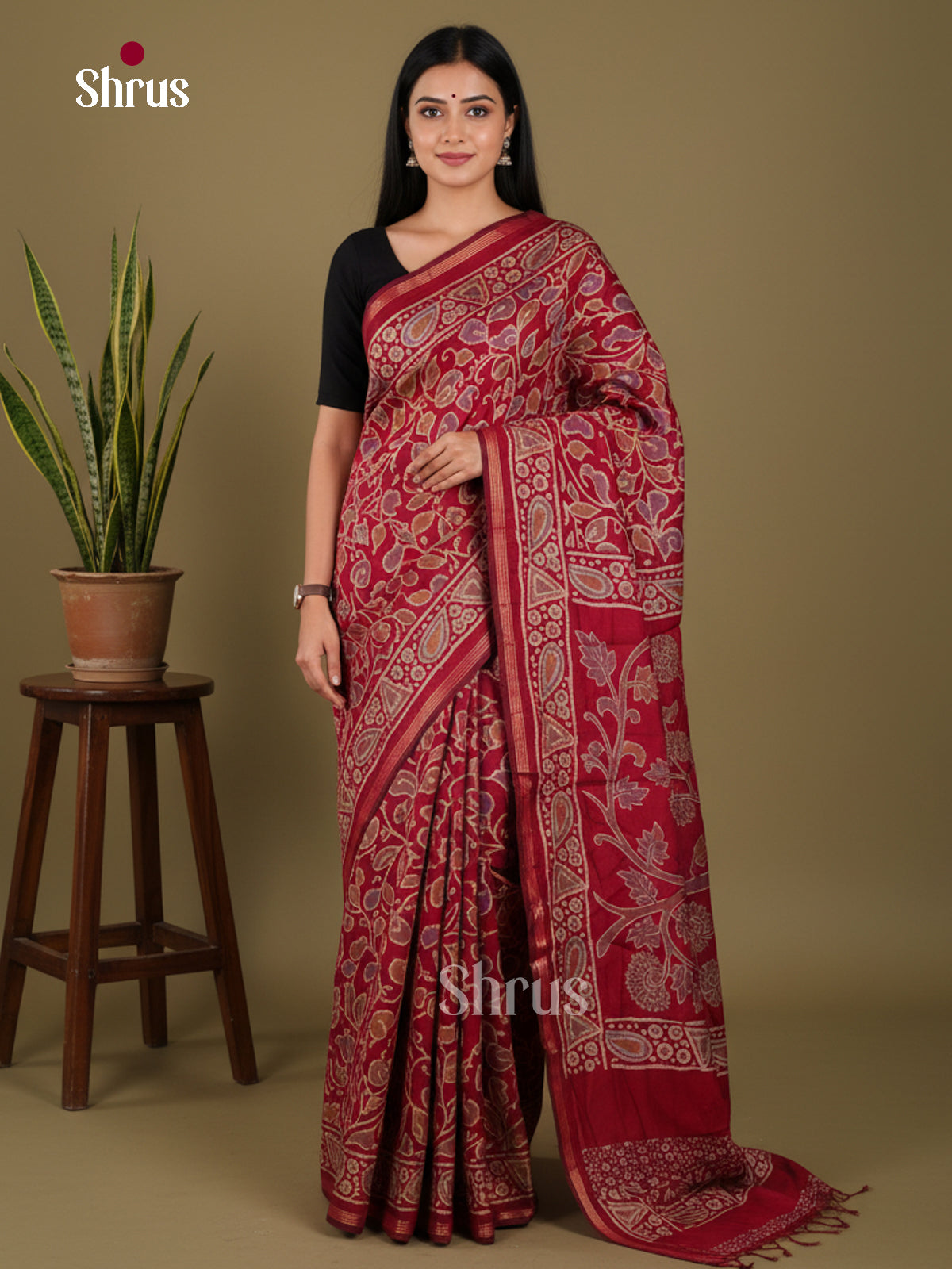 DJS27078 - Art Modal Saree - Shop on Shrus.com
