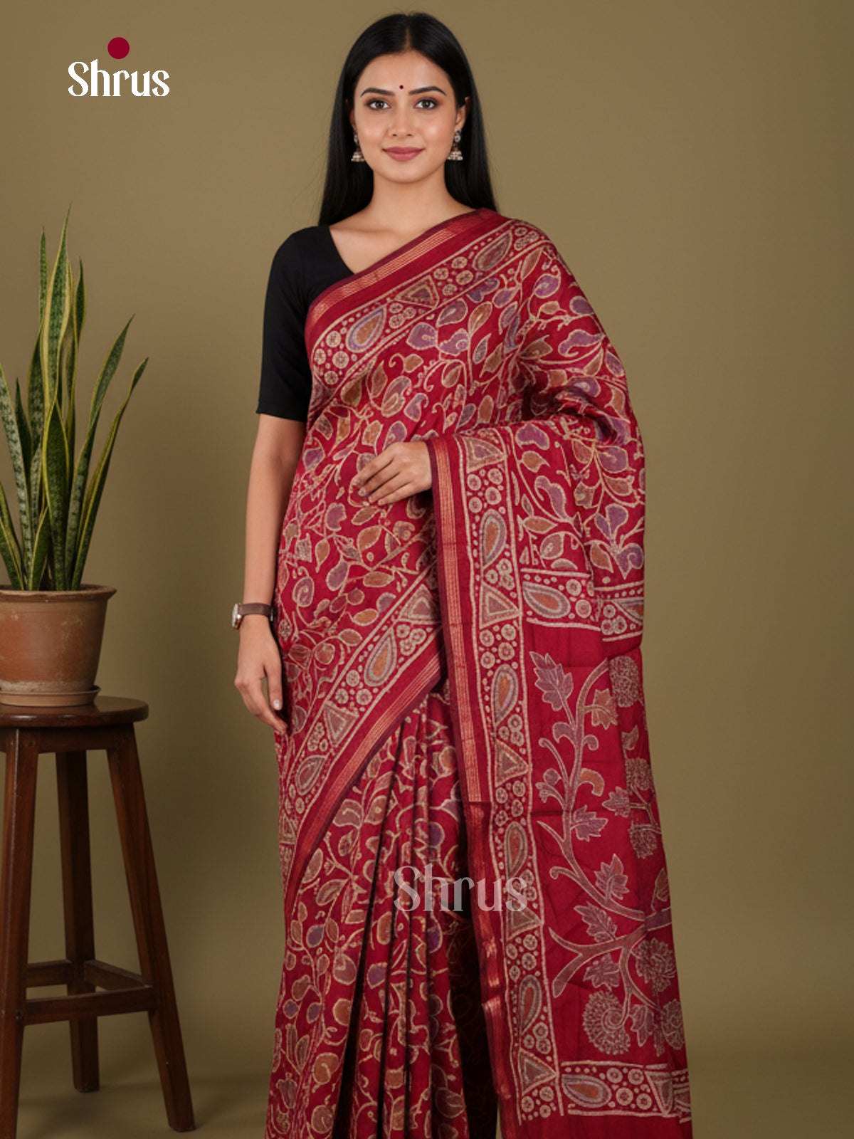 DJS27078 - Art Modal Saree - Shop on Shrus.com