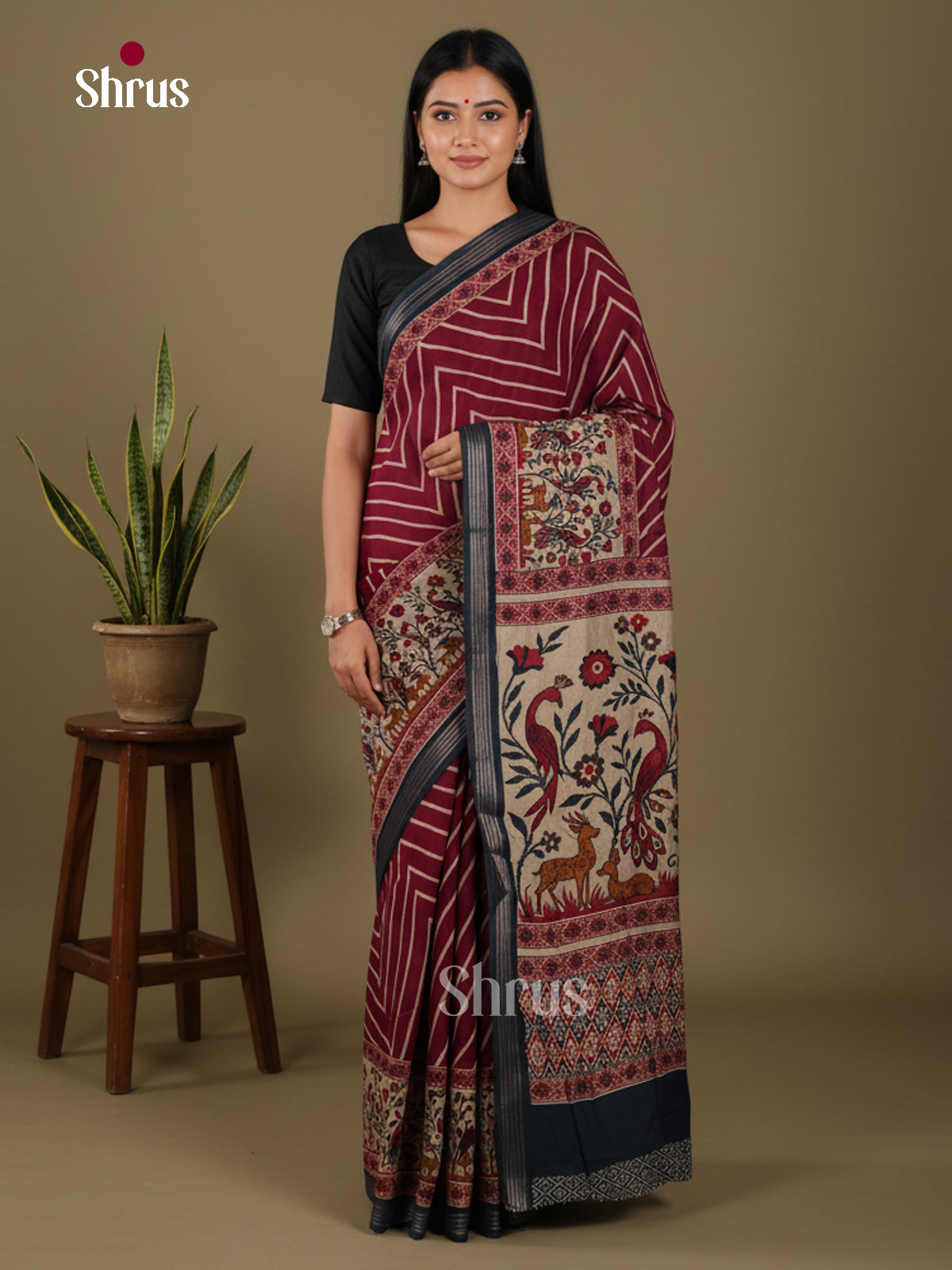 DJS27079 - Art Modal Saree - Shop on Shrus.com