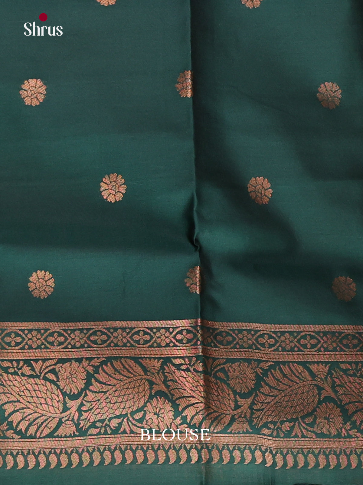 Grey & Green - Semi Softsilk Saree - Shop on Shrus.com