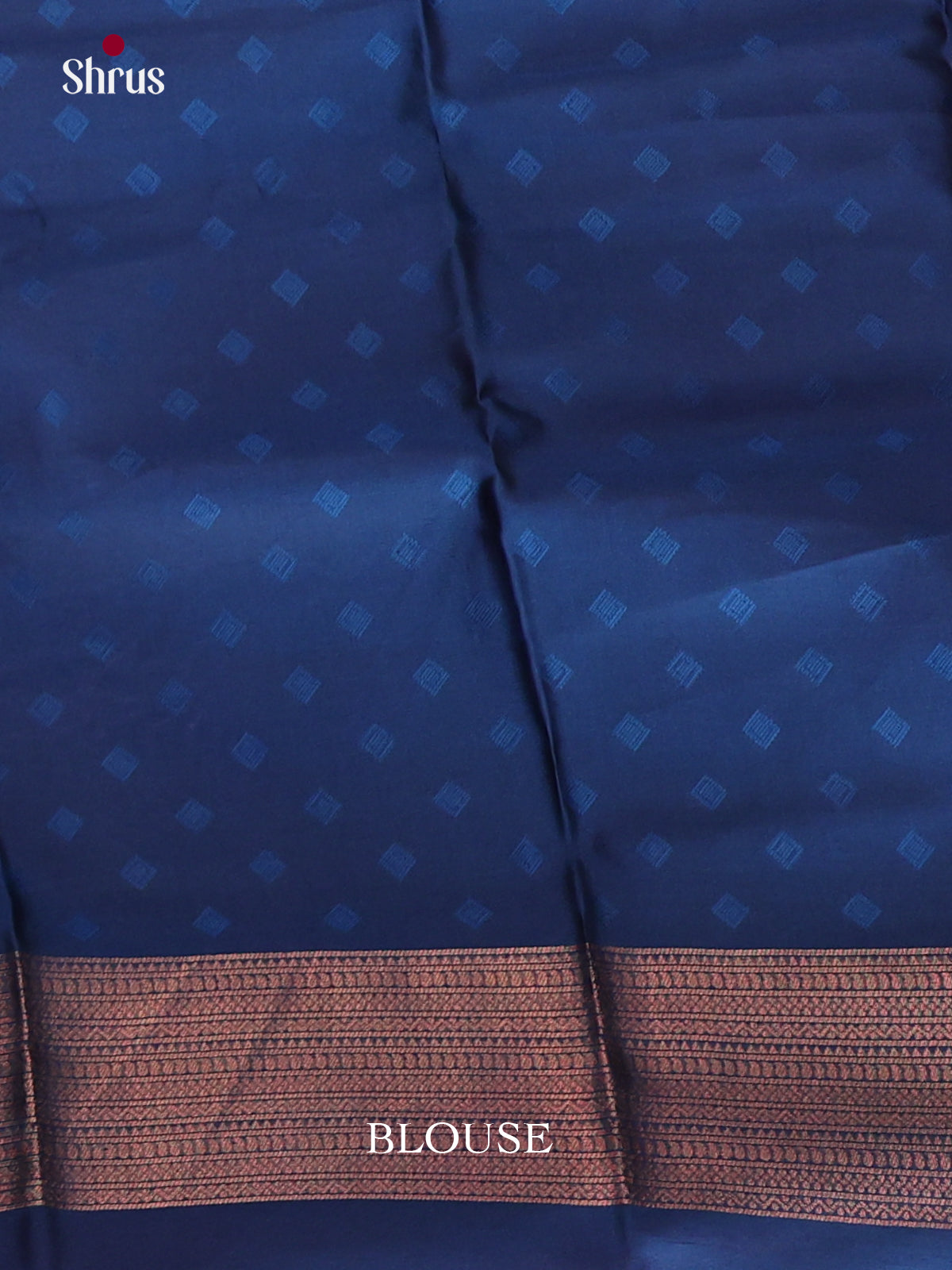 Maroon & Blue - Semi Softsilk Saree - Shop on Shrus.com