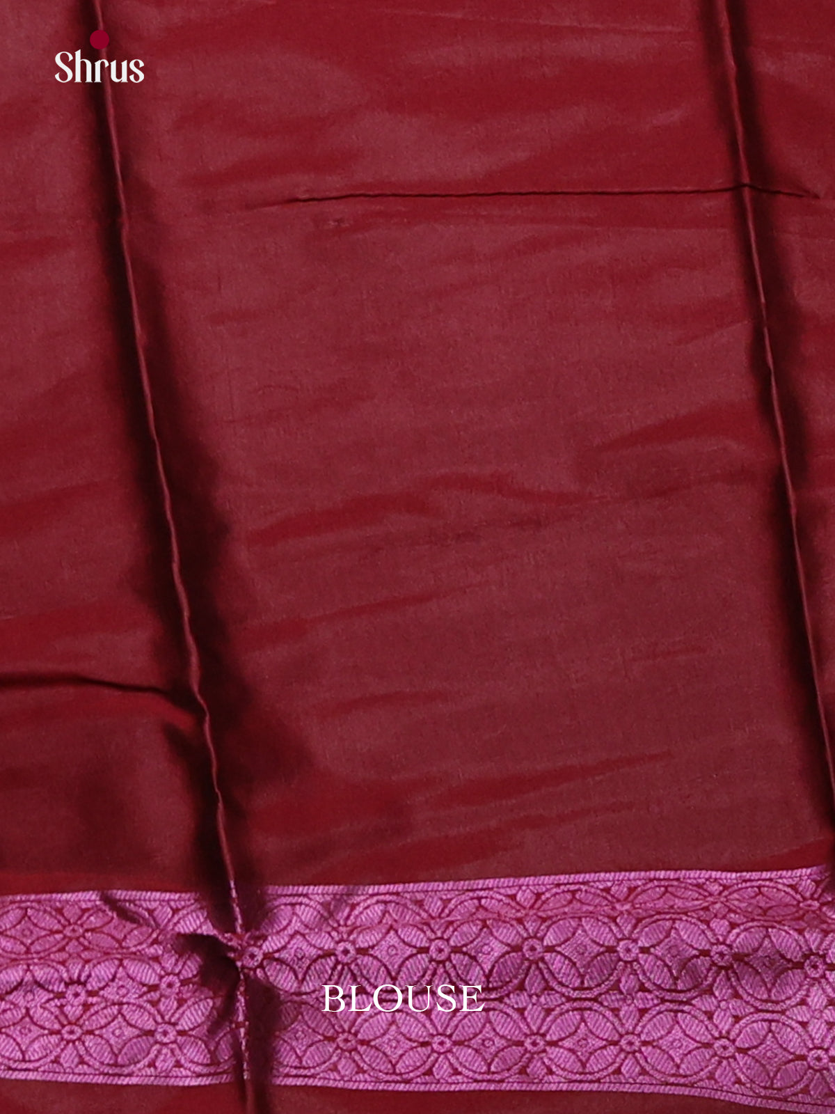 Maroon - Semi Softsilk Saree