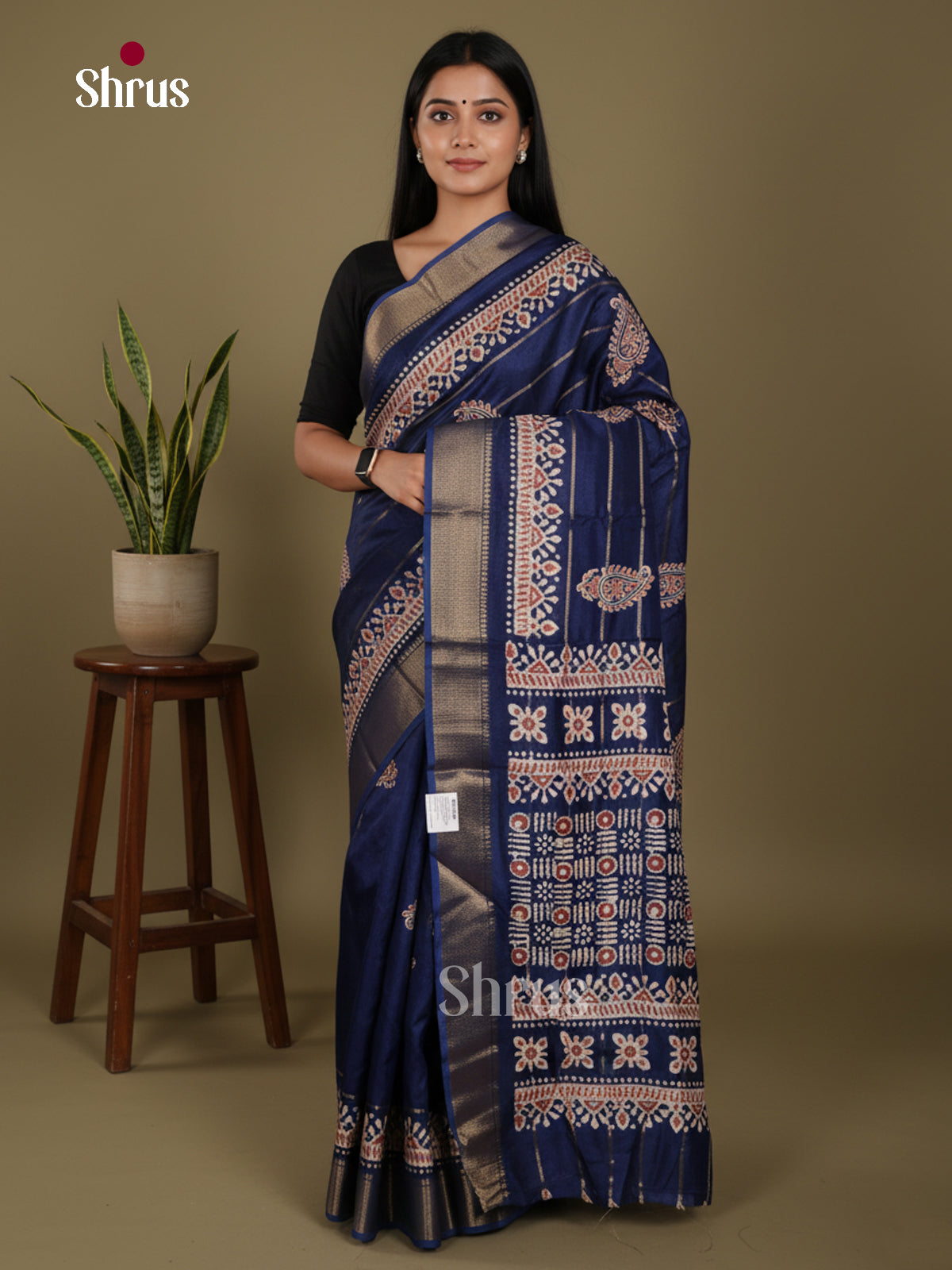 DJS28382 - Semi Crepe Saree - Shop on Shrus.com