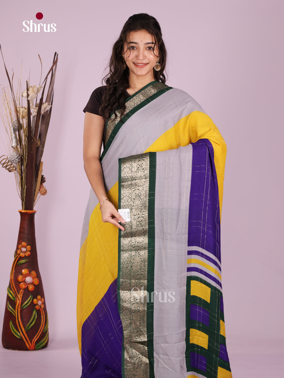 DJS28504 - Semi Mysoresilk Saree