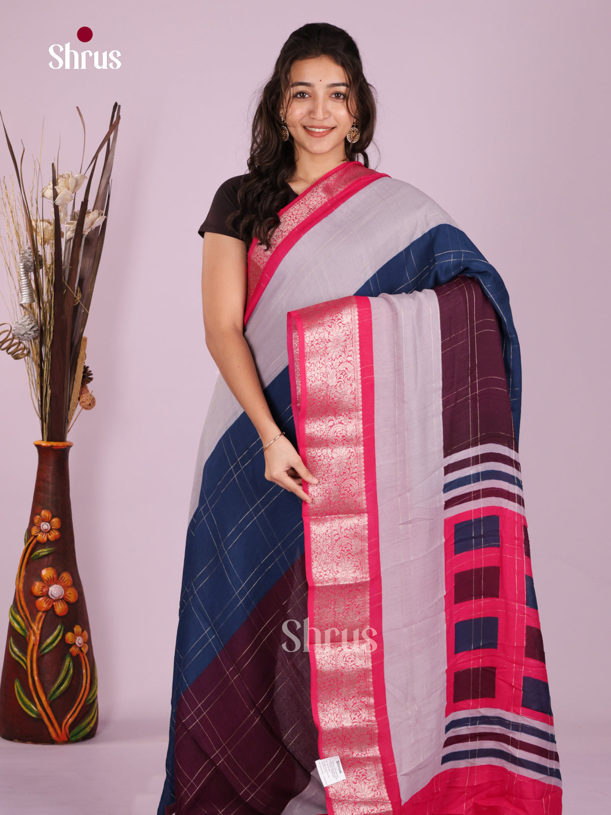 DJS28505 - Semi Mysoresilk Saree - Shop on Shrus.com