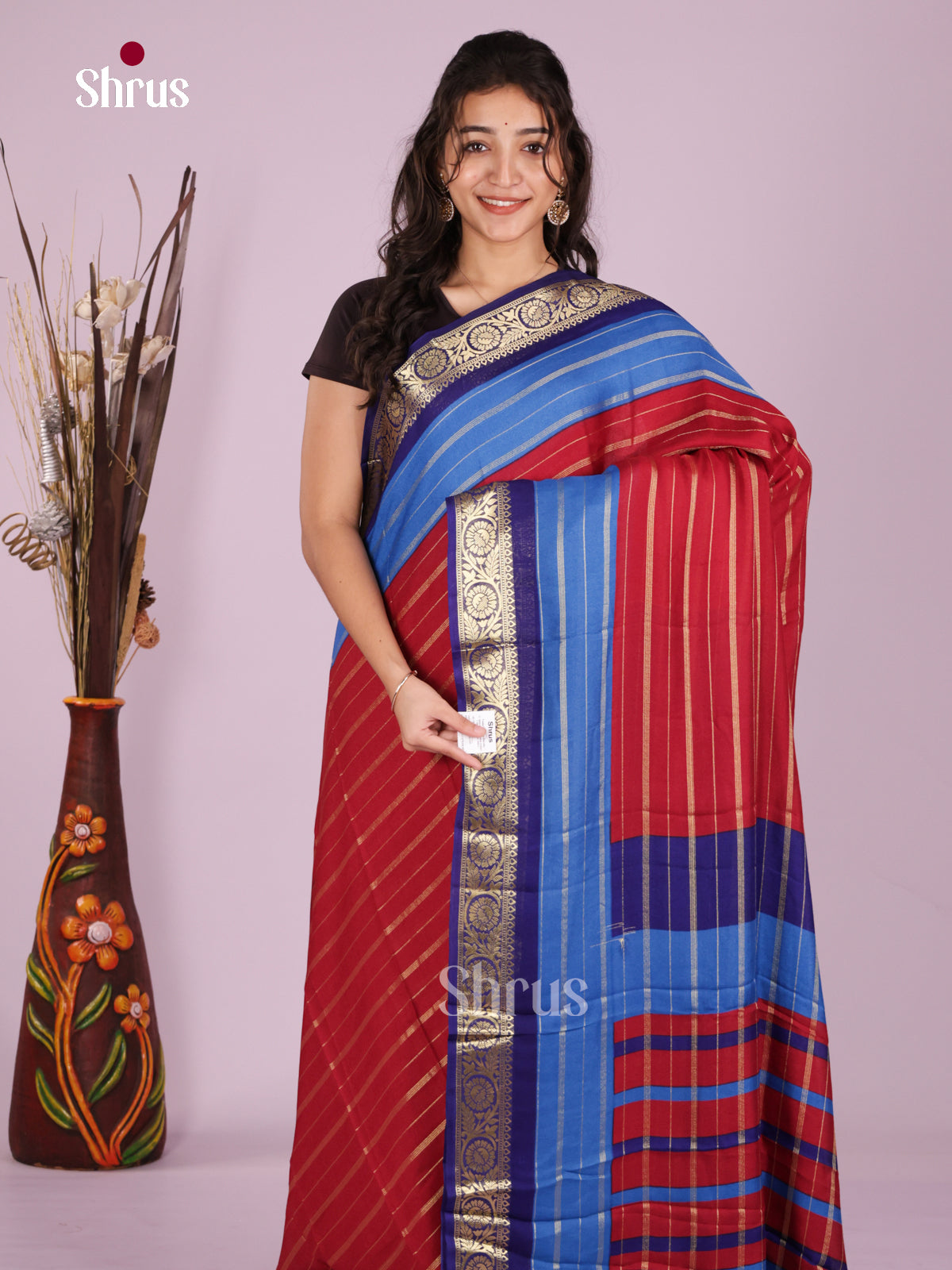 DJS28515 - Semi Mysoresilk Saree