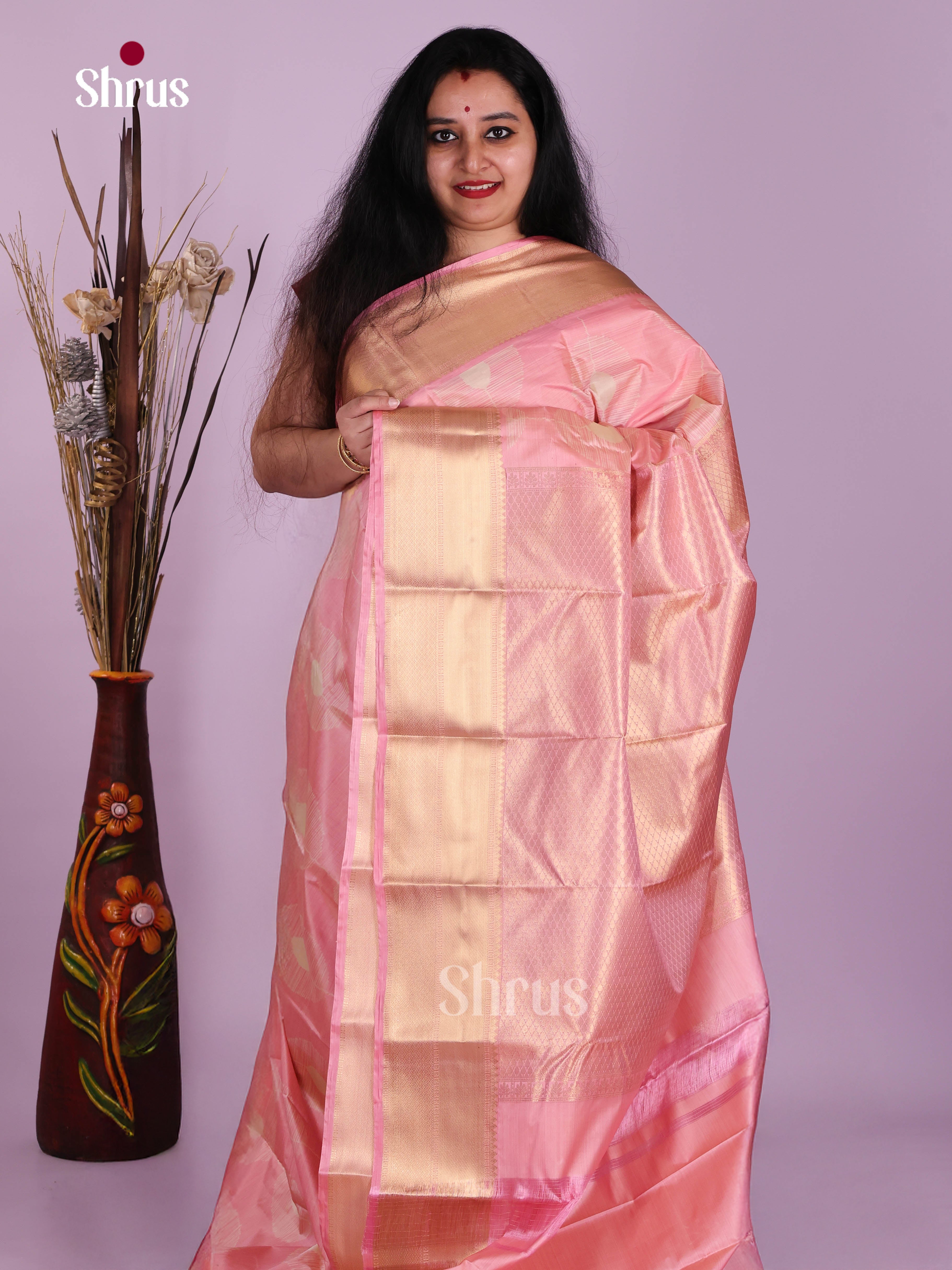 DJS29001 - Kanchipuram-halfpure Saree