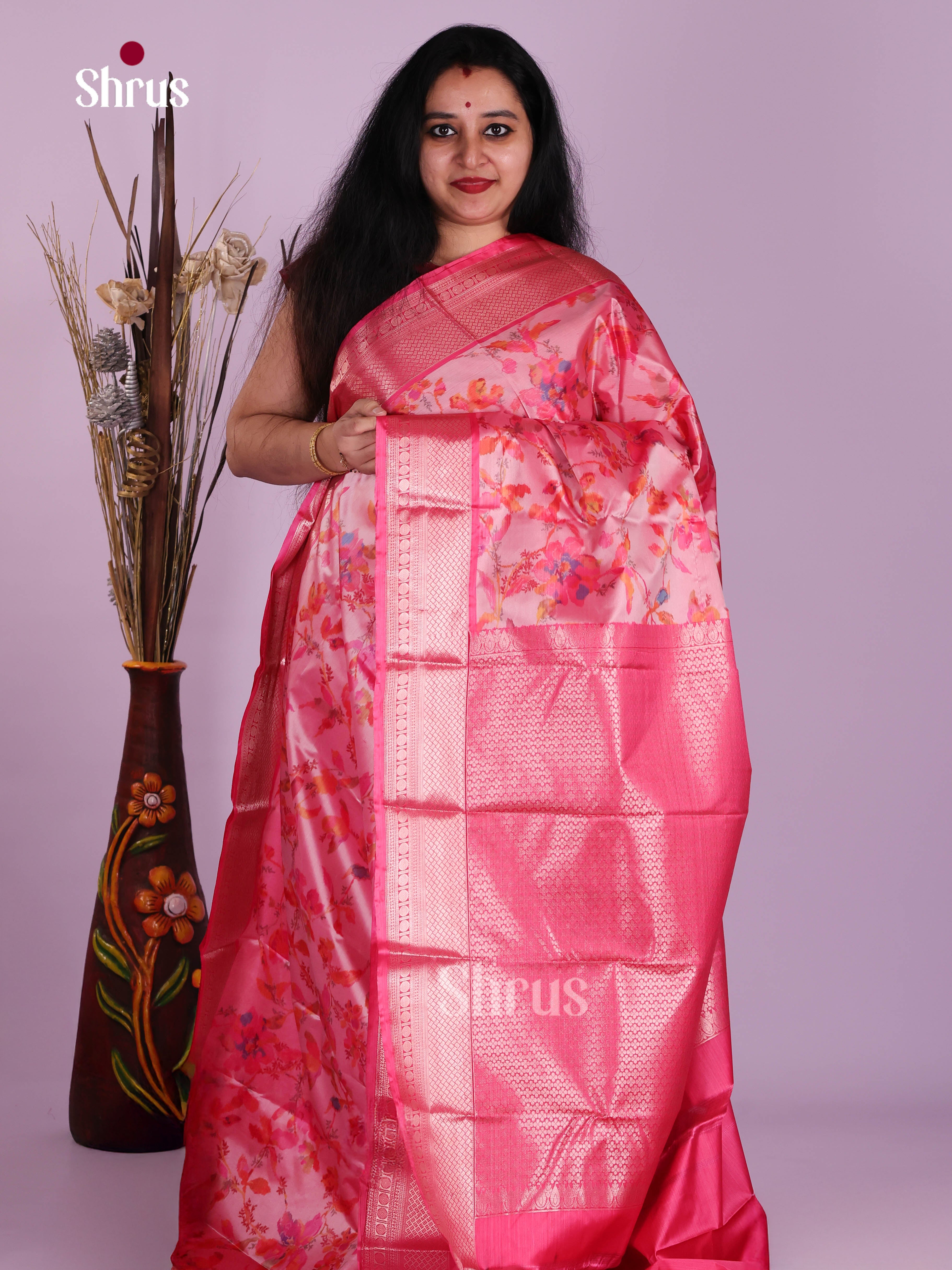 DJS29008 - Kanchipuram-halfpure Saree