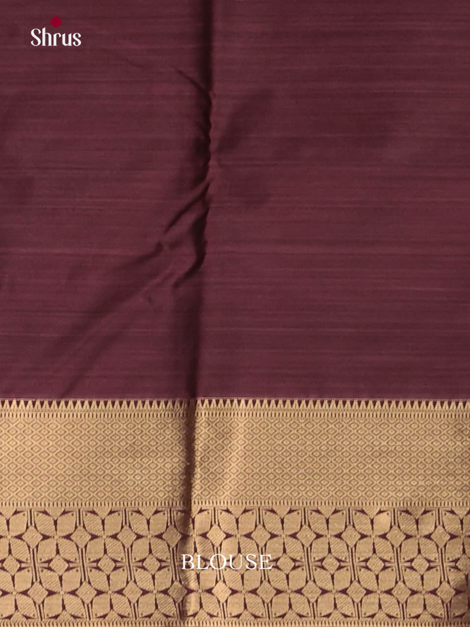 Grey & Maroon - Kanchipuram-halfpure Saree