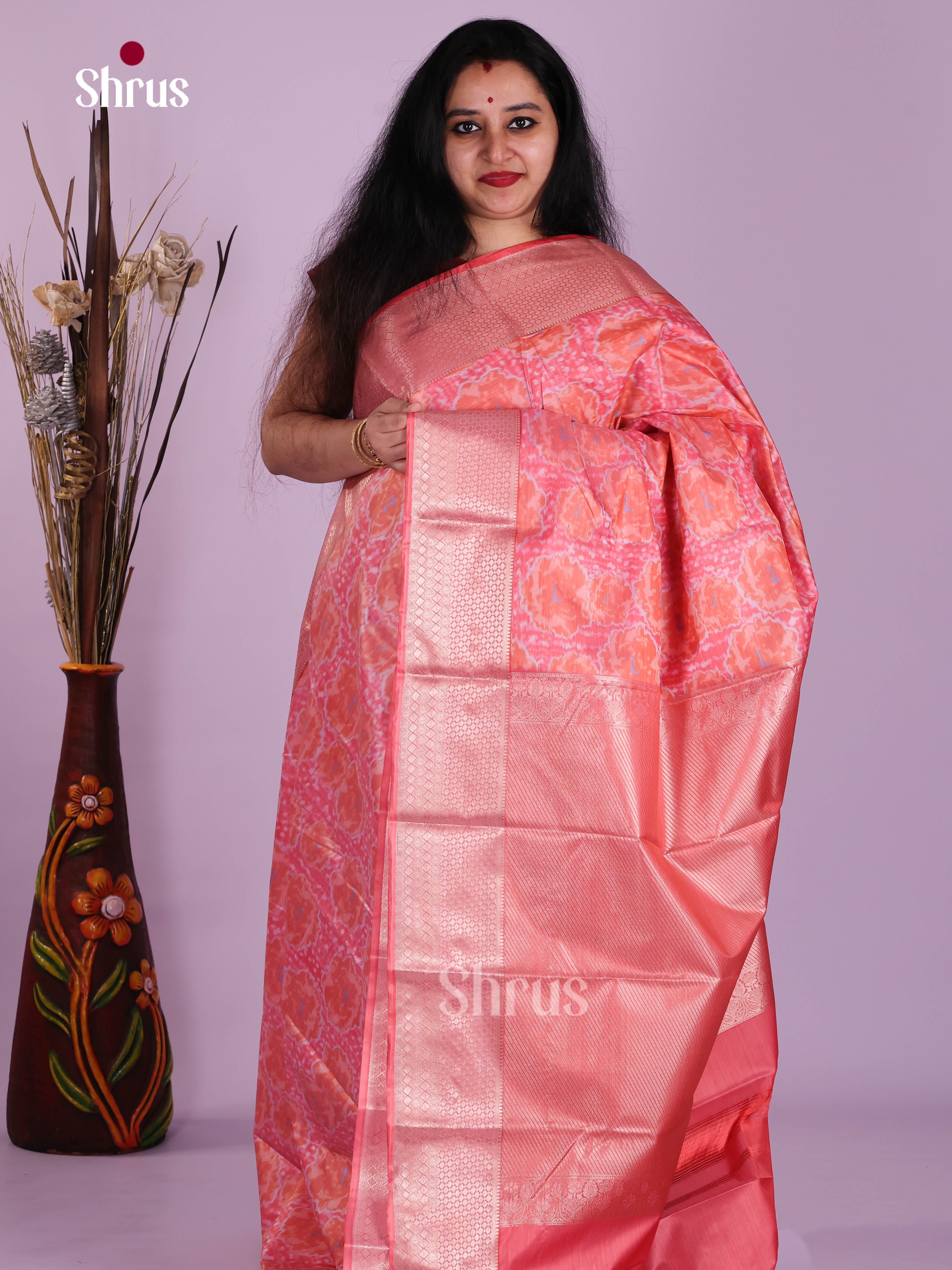 DJS29034 - Kanchipuram-halfpure Saree