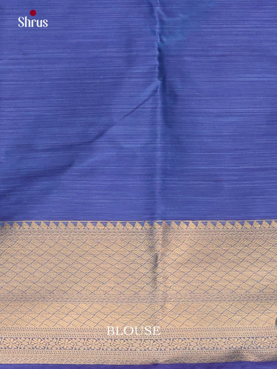 Light Blue & Blue - Kanchipuram-halfpure Saree