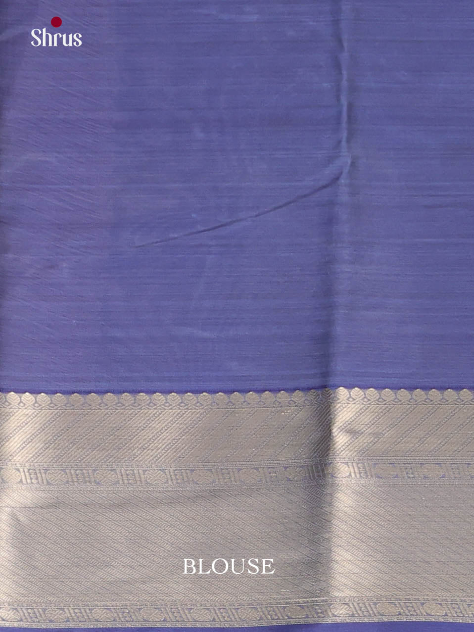 Blue - Kanchipuram-halfpure Saree