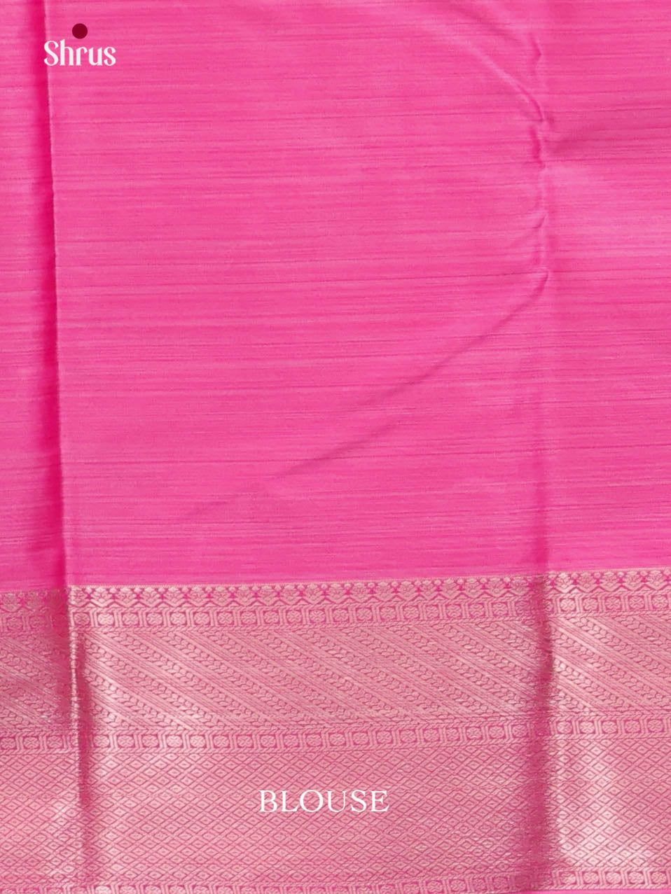 Pink - Kanchipuram-halfpure Saree