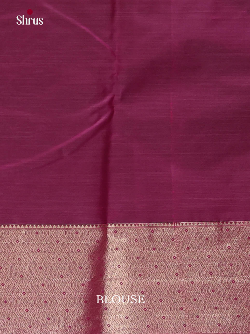 Reddish Pink & Maroon - Kanchipuram-halfpure Saree
