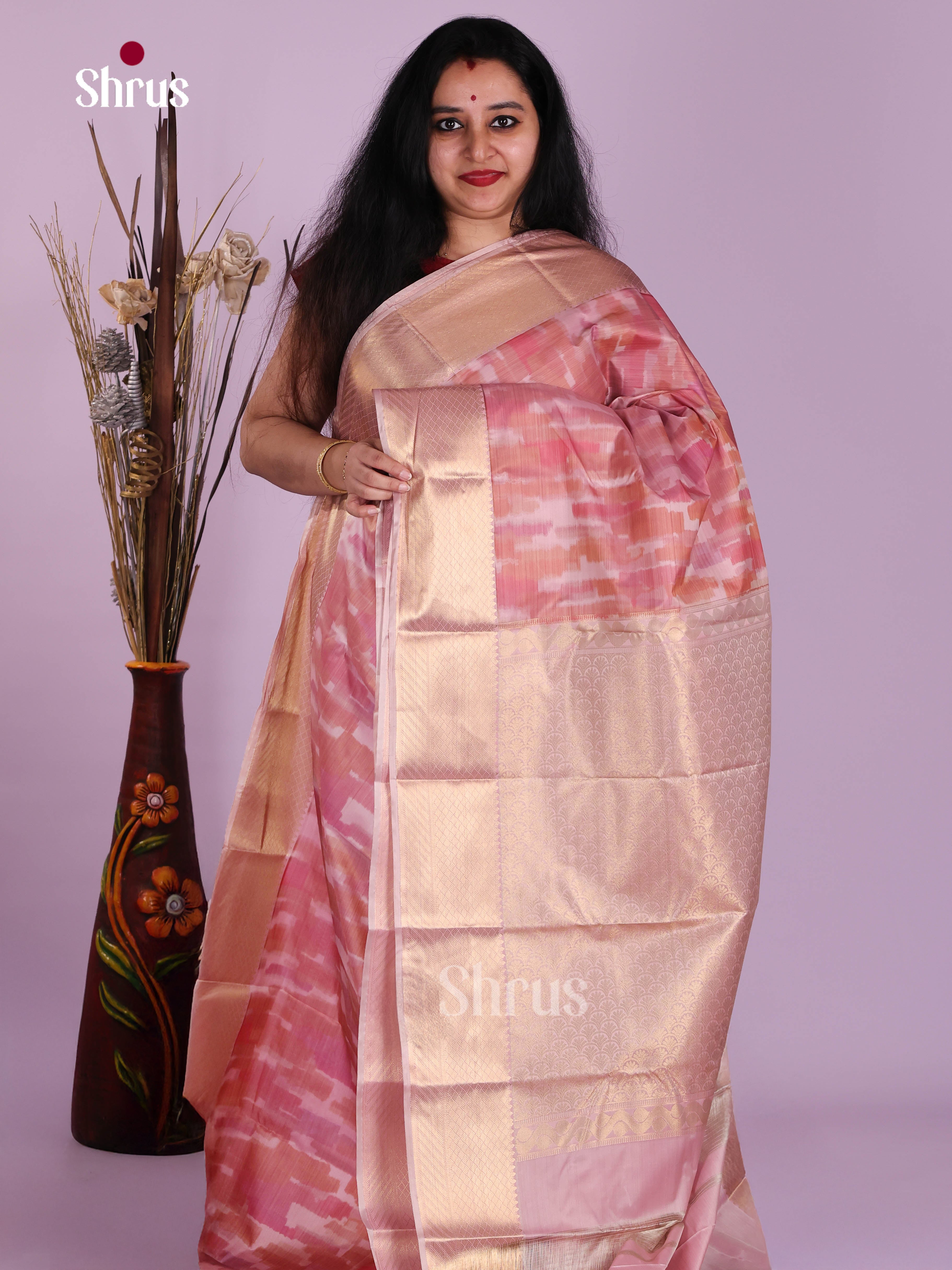 DJS29083 - Kanchipuram-halfpure Saree
