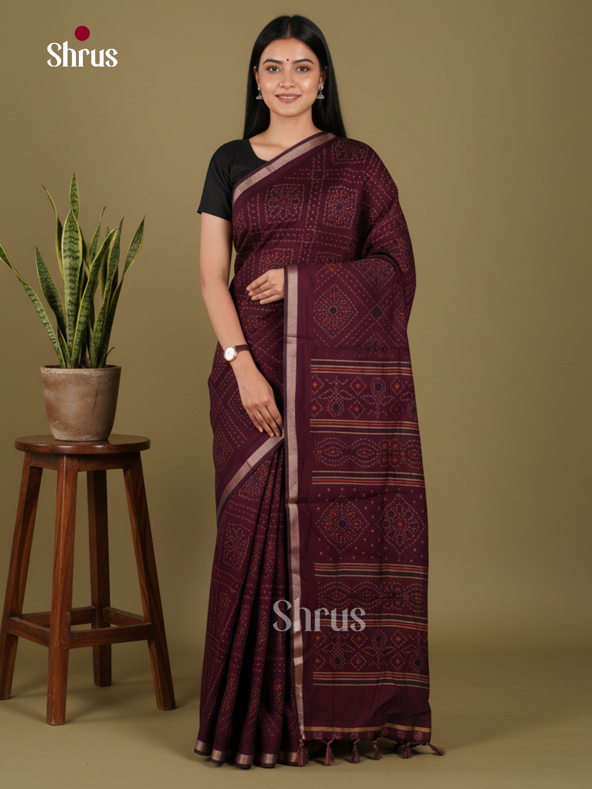 DJS30019 - Art Modal Saree - Shop on Shrus.com