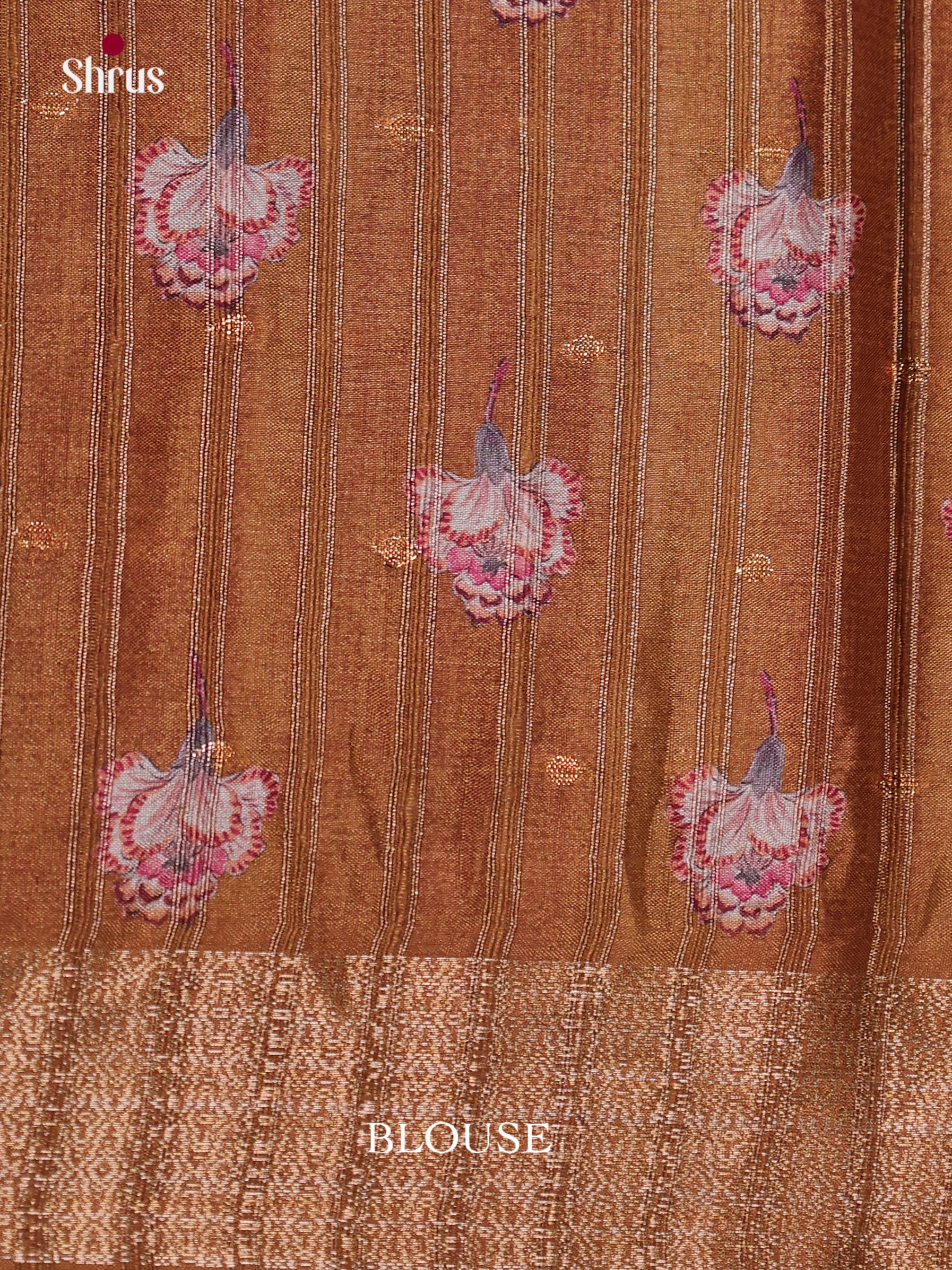 Mustard & Cream- Semi Dola silk Saree