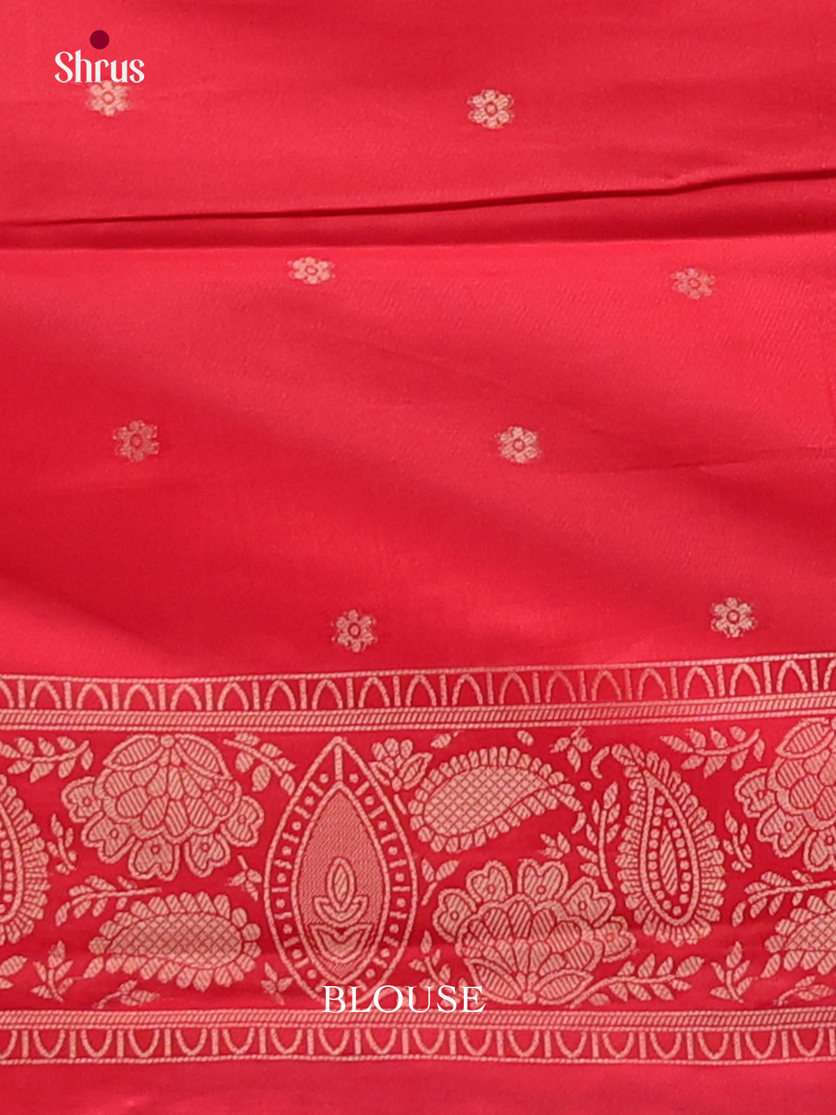Red - Semi Softsilk Saree