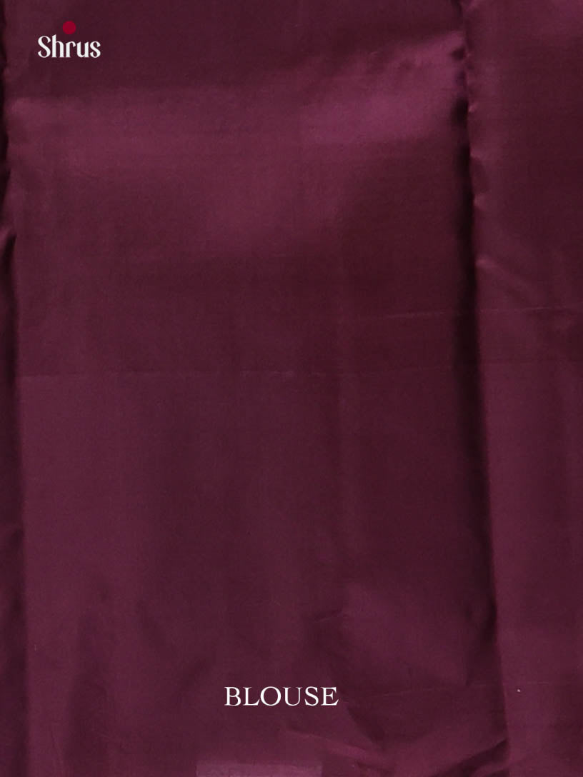 Mehandi Green & Purple- Kanchipuram-halfpure Saree