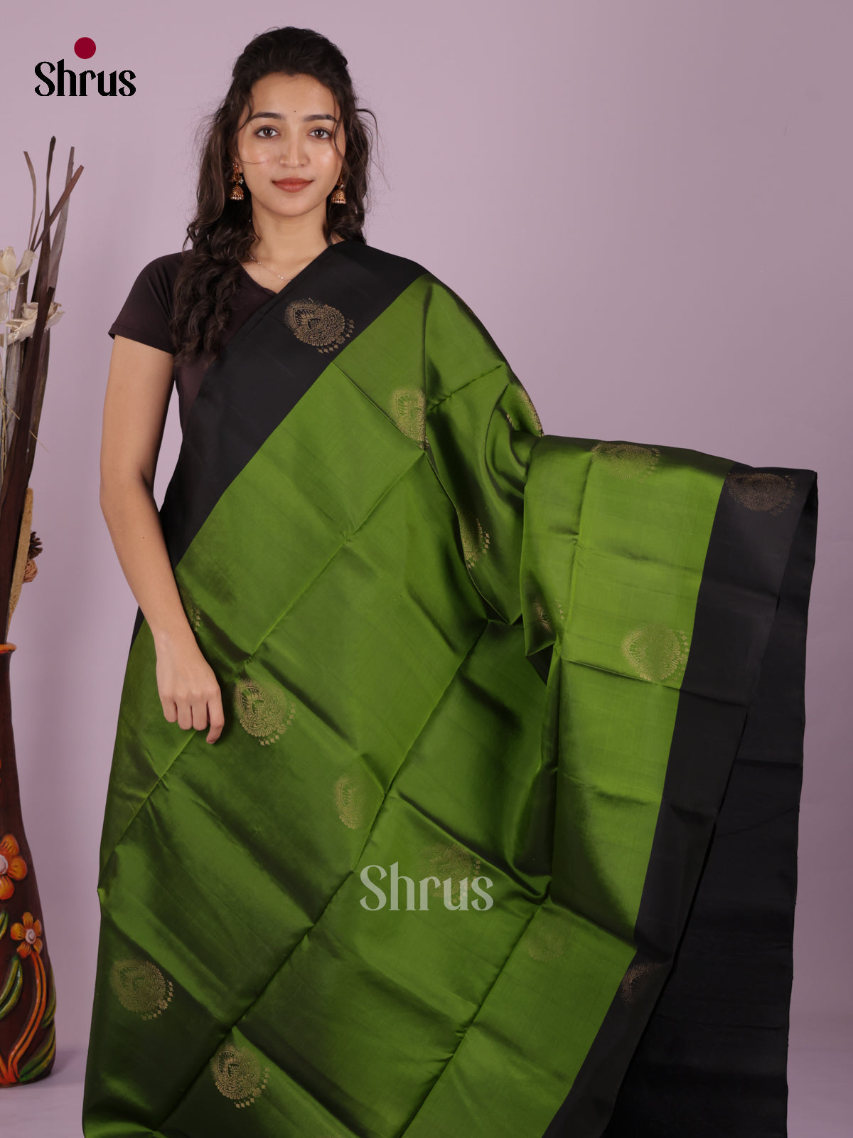 DKS03006 - Softsilk-halfpure Saree - Shop on Shrus.com