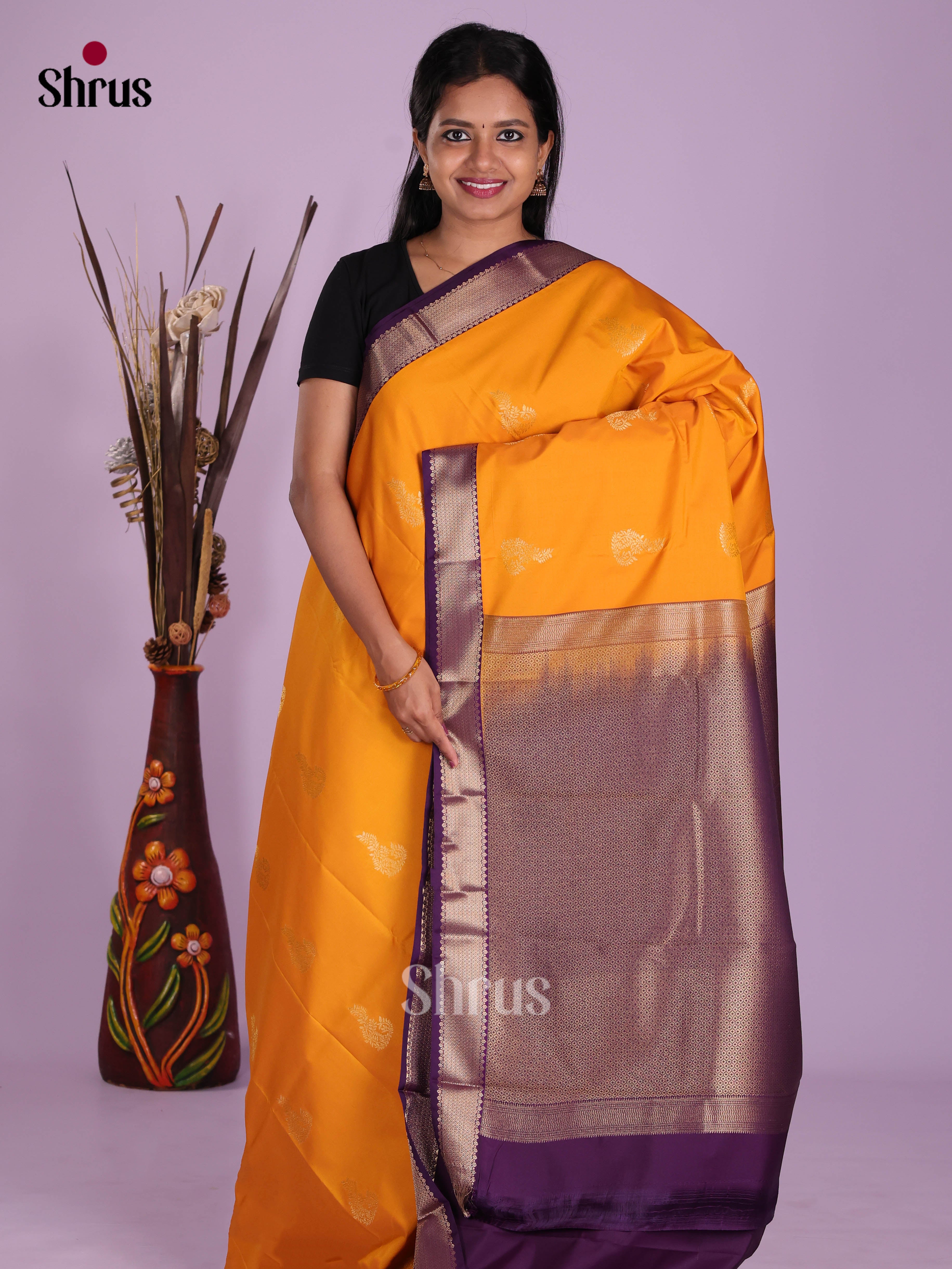 DKS03032 - Semi Kanchipuram Saree - Shop on Shrus.com