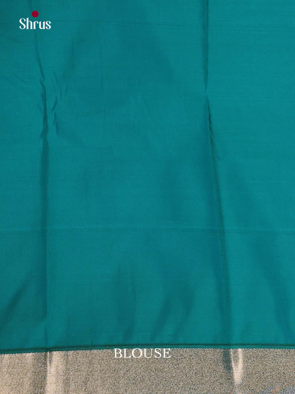 Blue & Teal - Semi Kanchipuram Saree