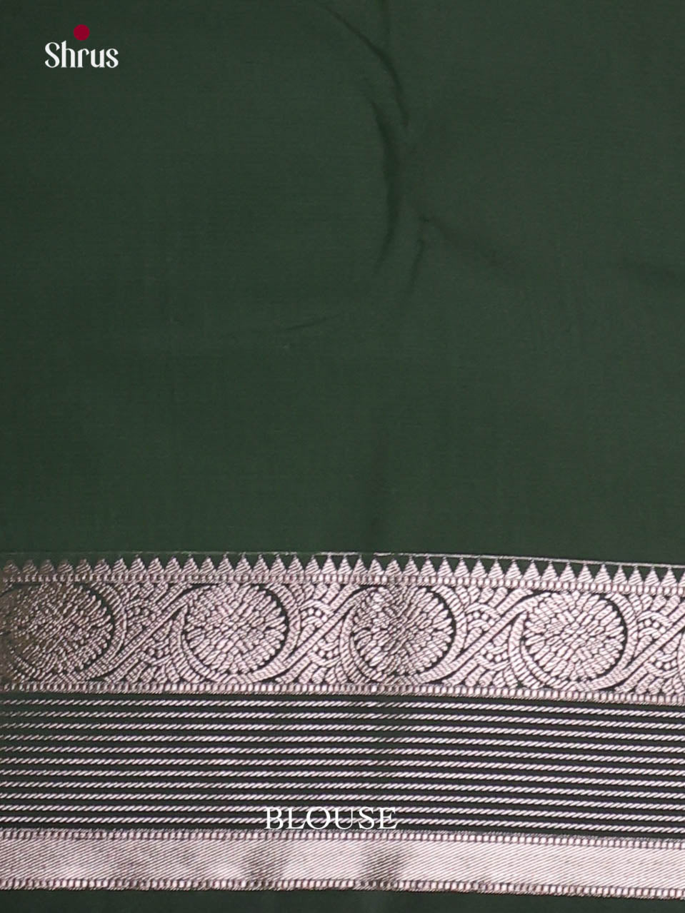 Pink & Green- Semi Kanchipuram Saree - Shop on Shrus.com