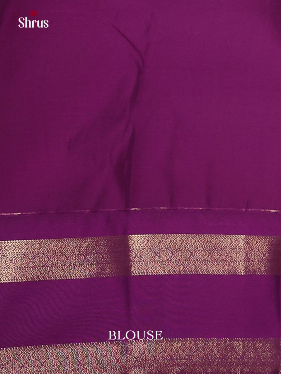 Red & Purple- Semi Kanchipuram Saree - Shop on Shrus.com
