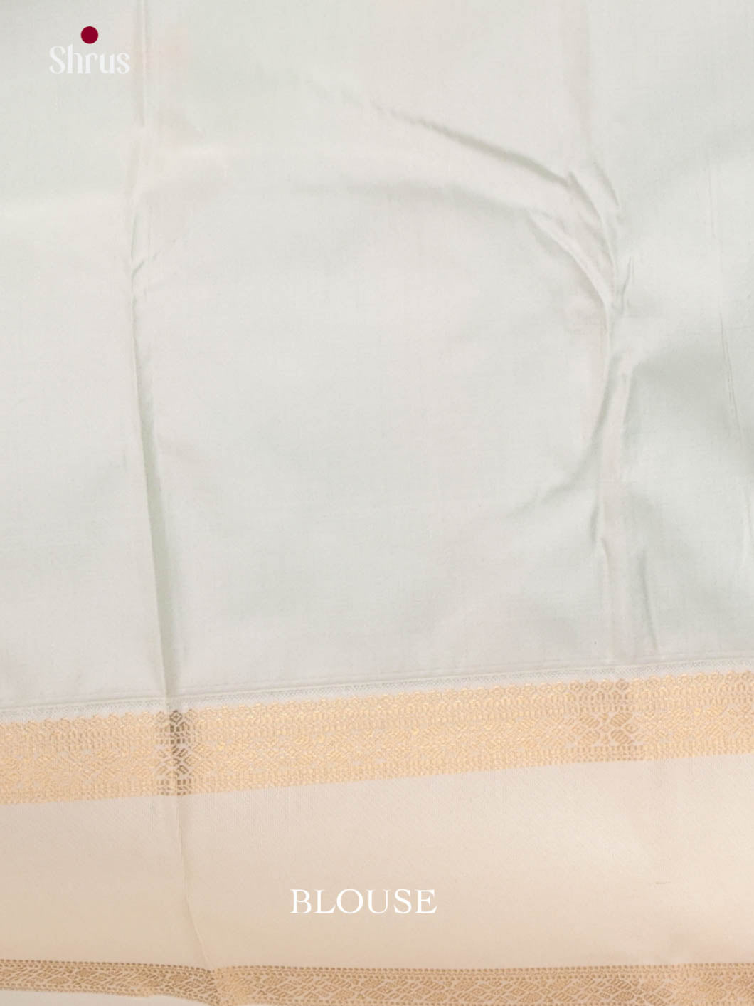 Green & Cream - Semi Kanchipuram Saree