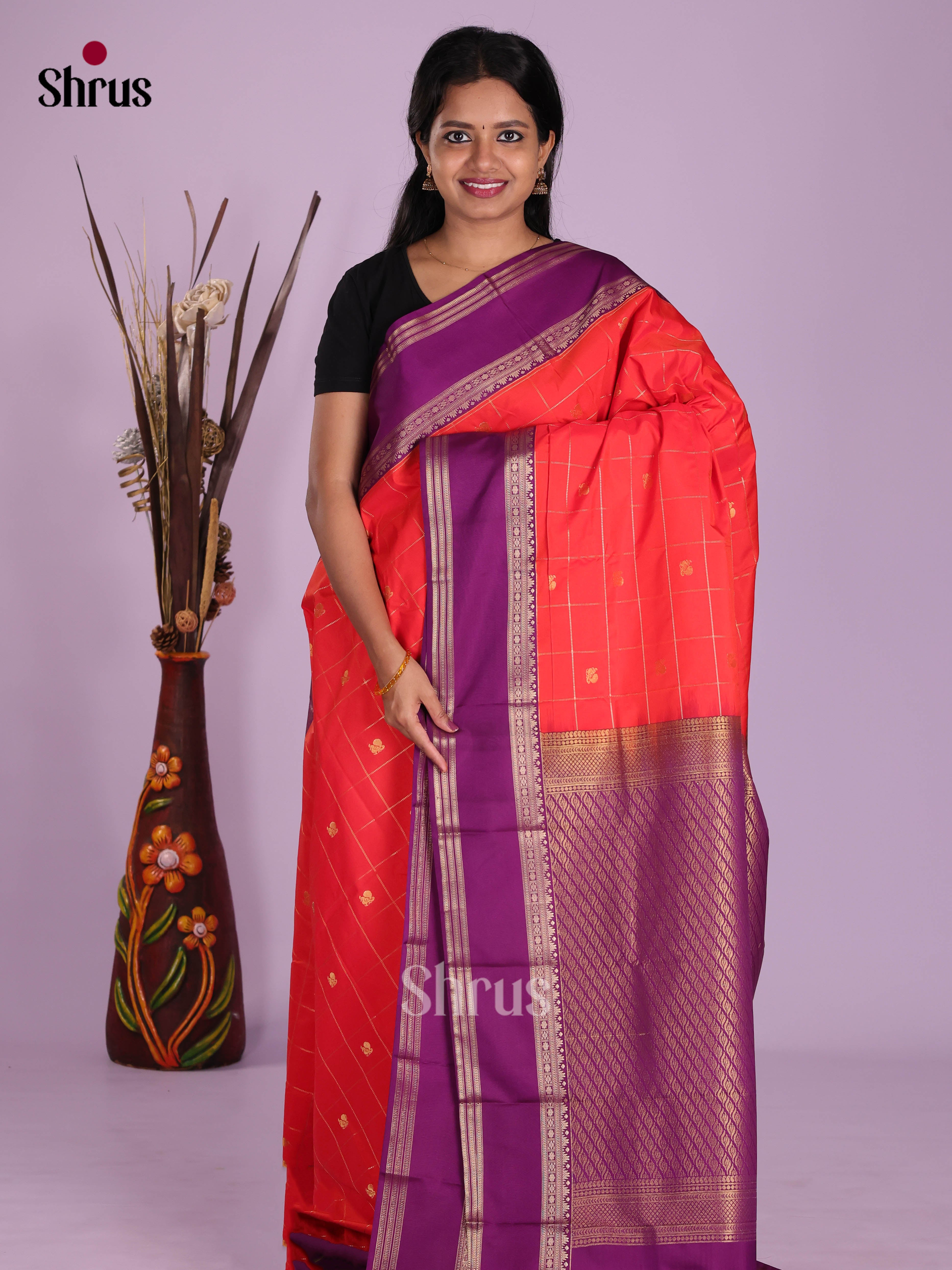 DKS03101 - Semi Kanchipuram Saree