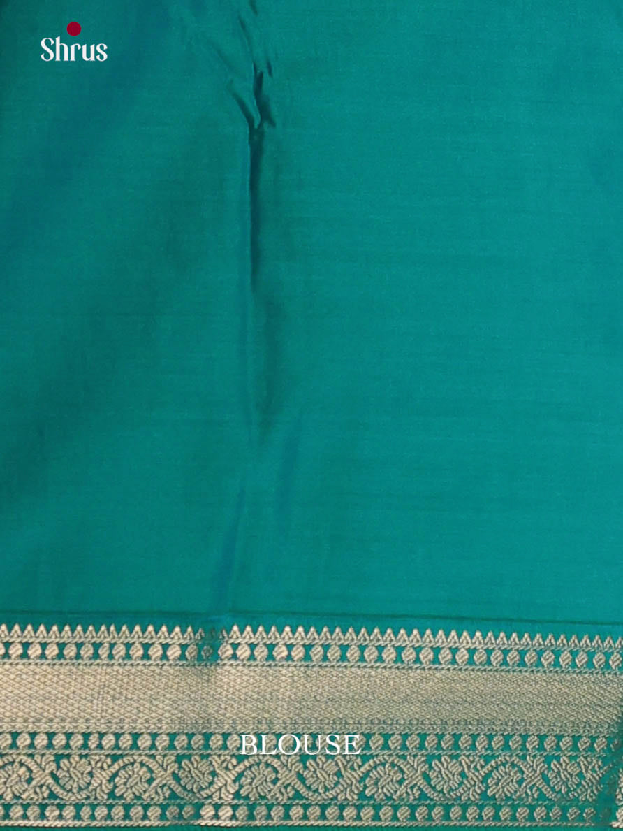 Pink & Green - Semi Kanchipuram Saree
