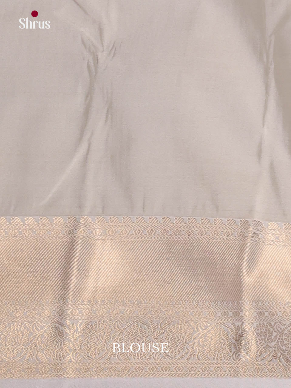 Purple & Grey - Semi Kanchipuram Saree