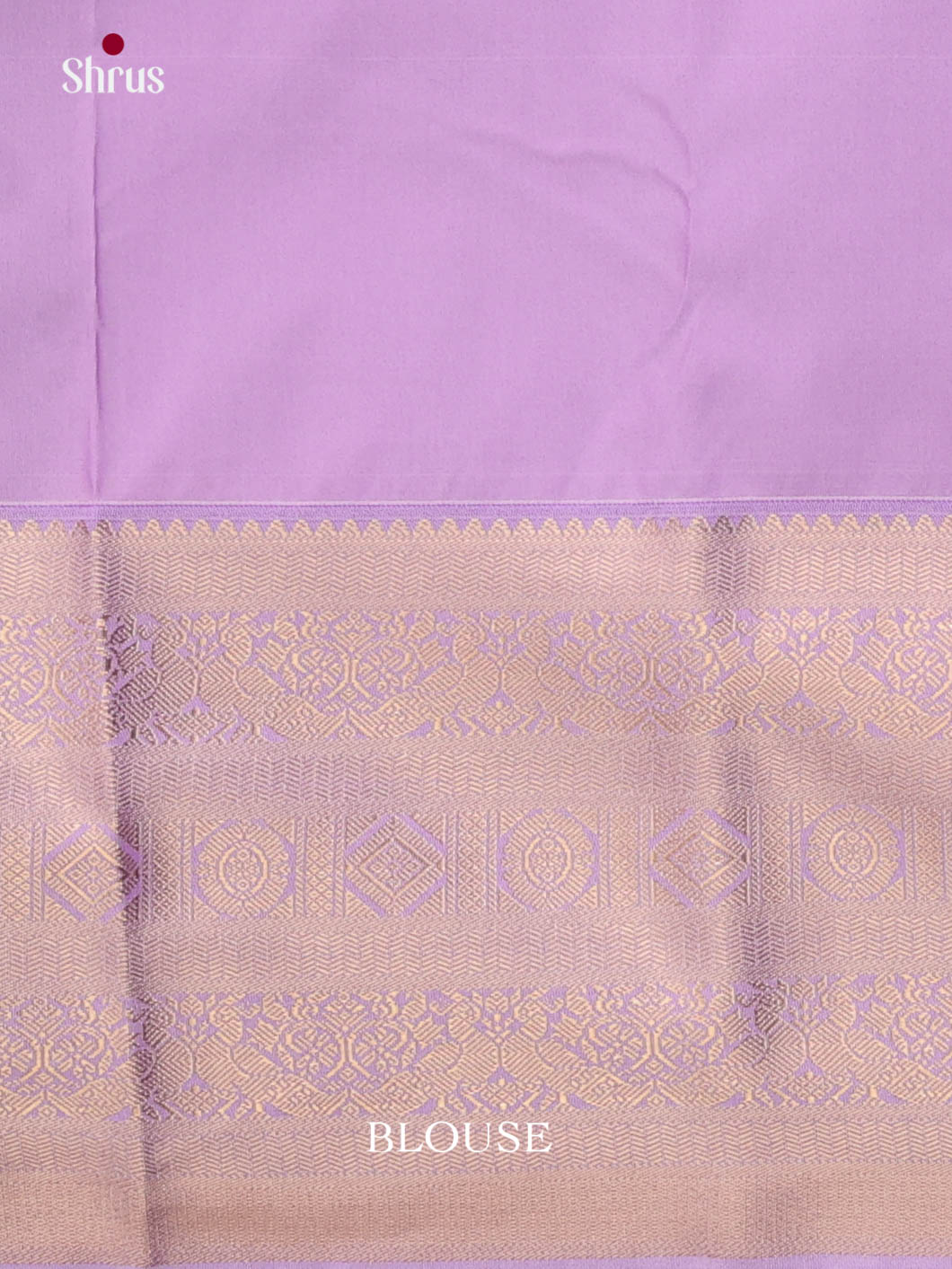 Blue & Lavender - Semi Kanchipuram Saree