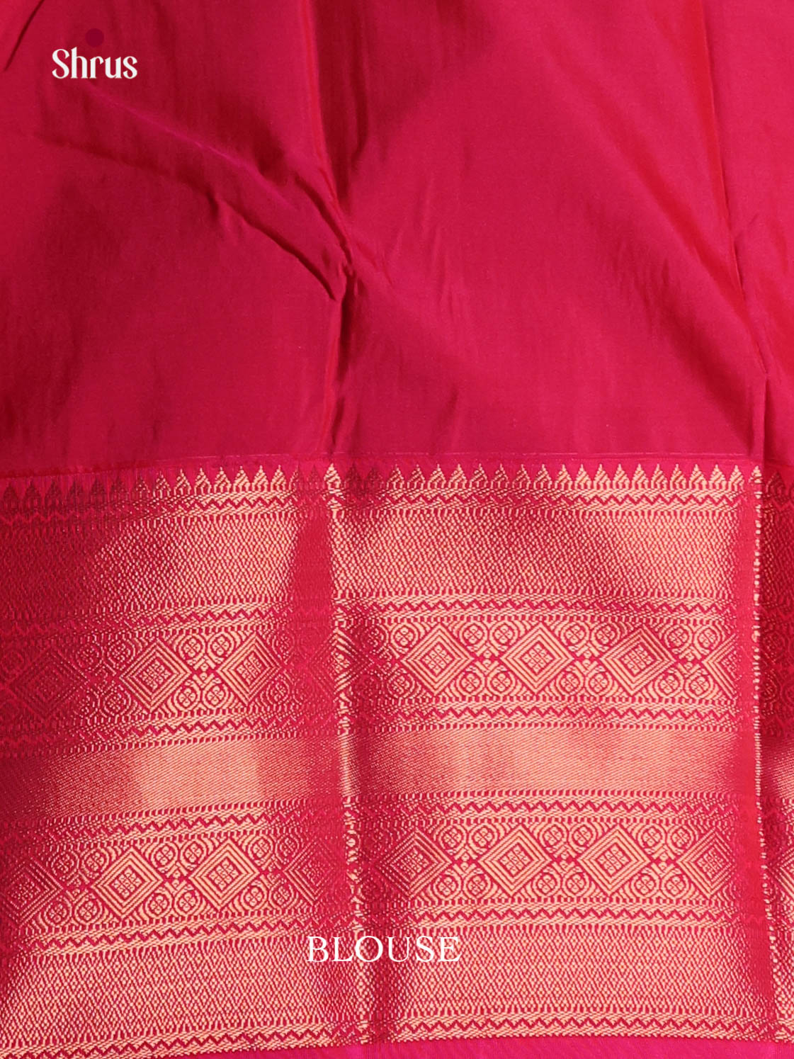 Green & Pink - Semi Kanchipuram Saree - Shop on Shrus.com