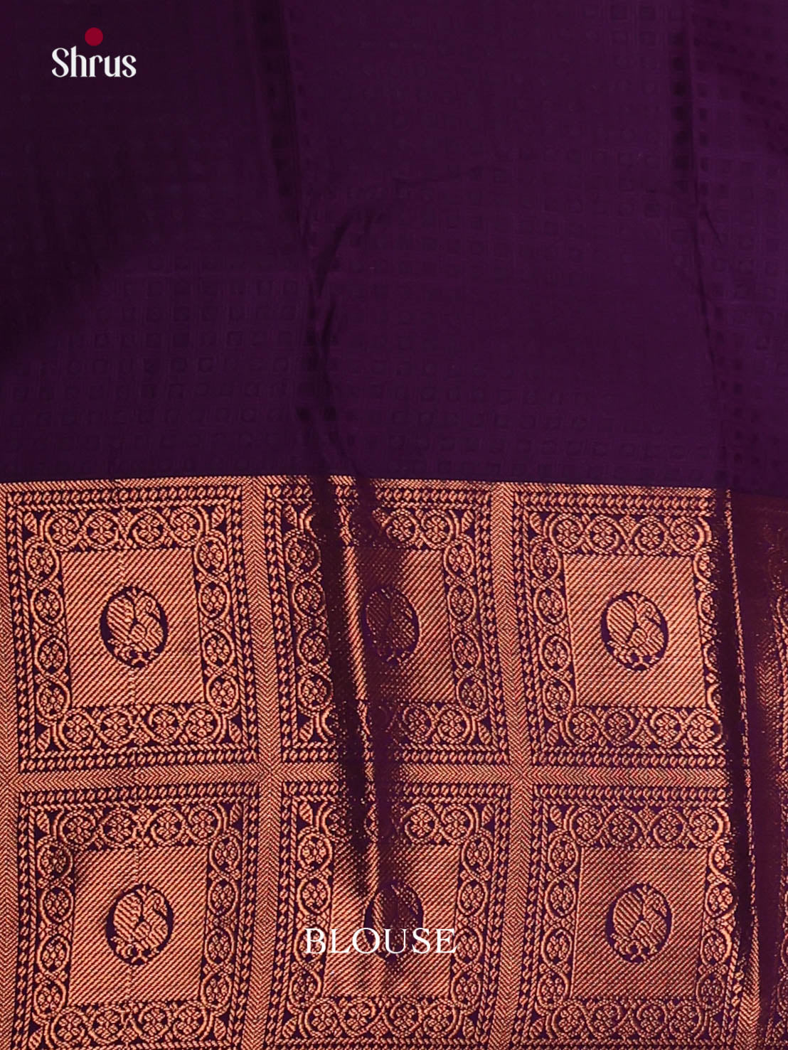 Pink & Violet- Semi Kanchipuram Saree - Shop on Shrus.com