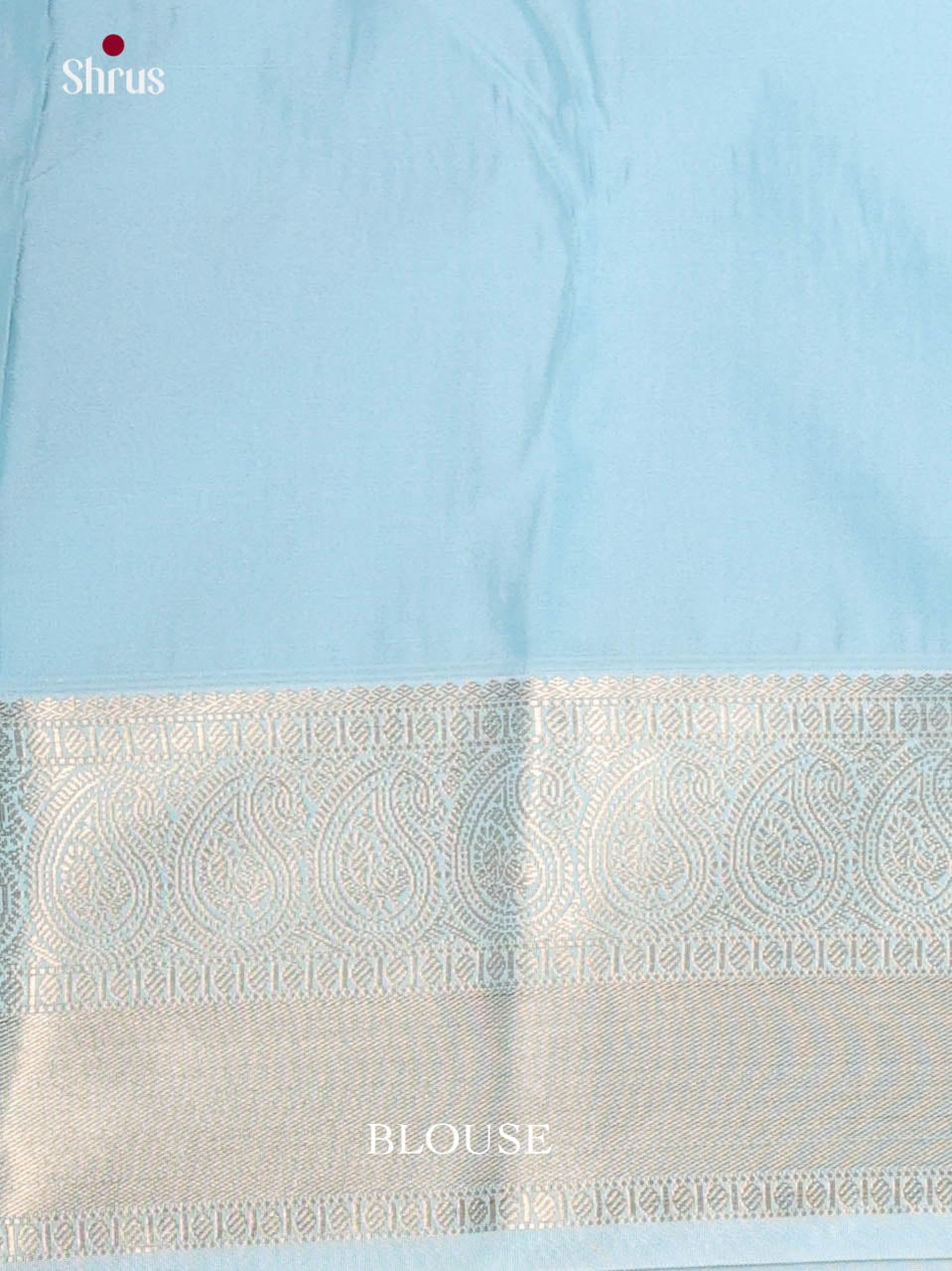Blue & Light Blue - Semi Kanchipuram Saree