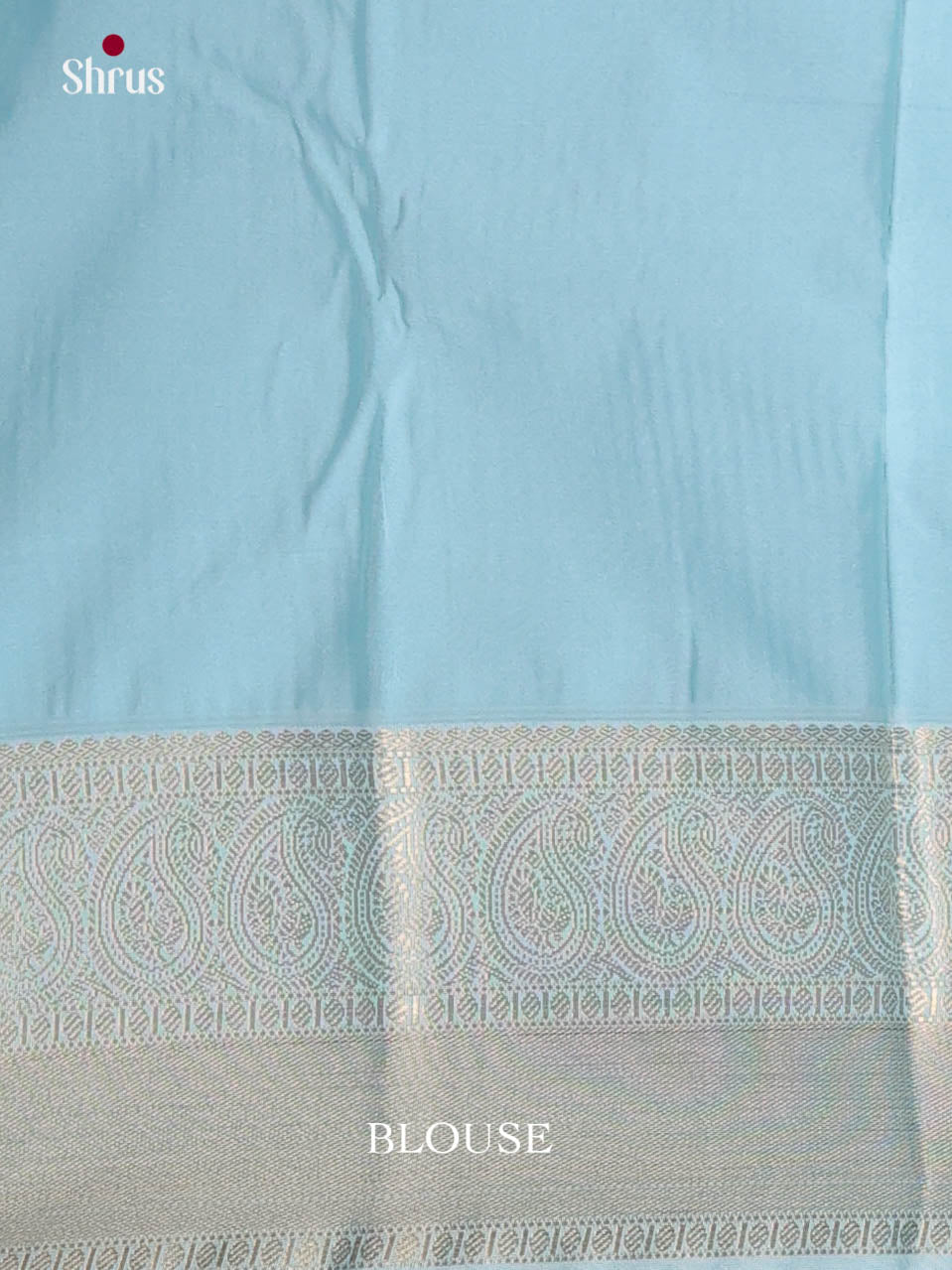 Blue & Light Blue- Semi Kanchipuram Saree