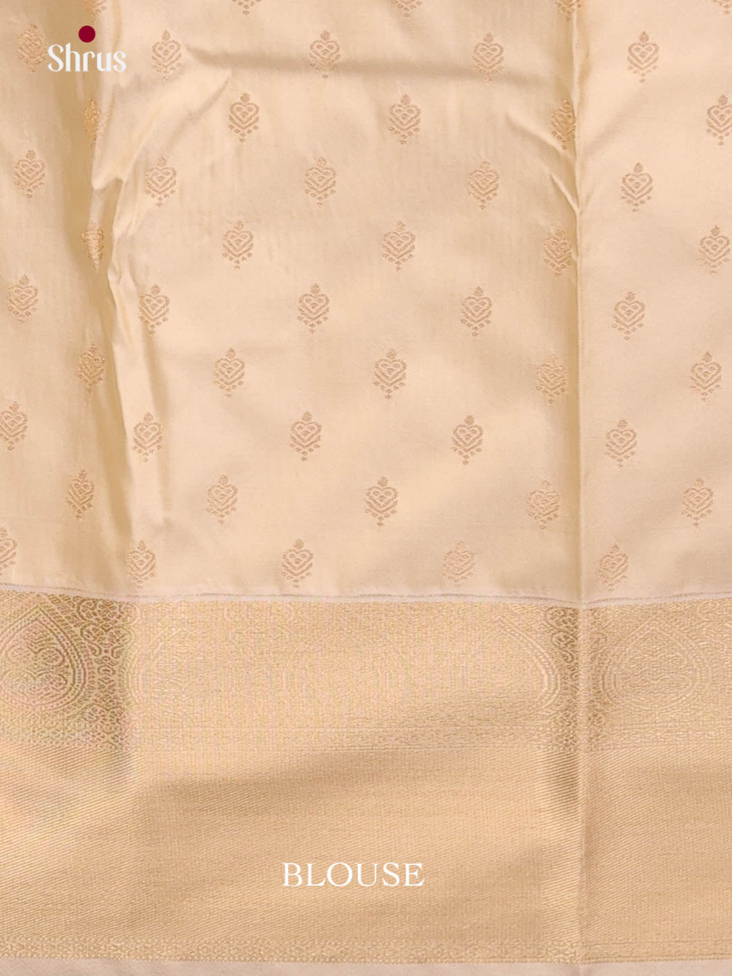 Mambazha Yellow & Cream- Semi Kanchipuram Saree