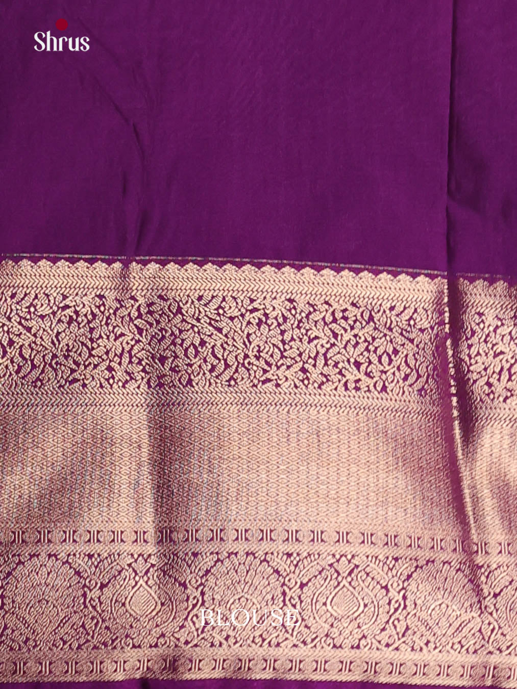 Orangish Pink & Violet - Semi Kanchipuram Saree